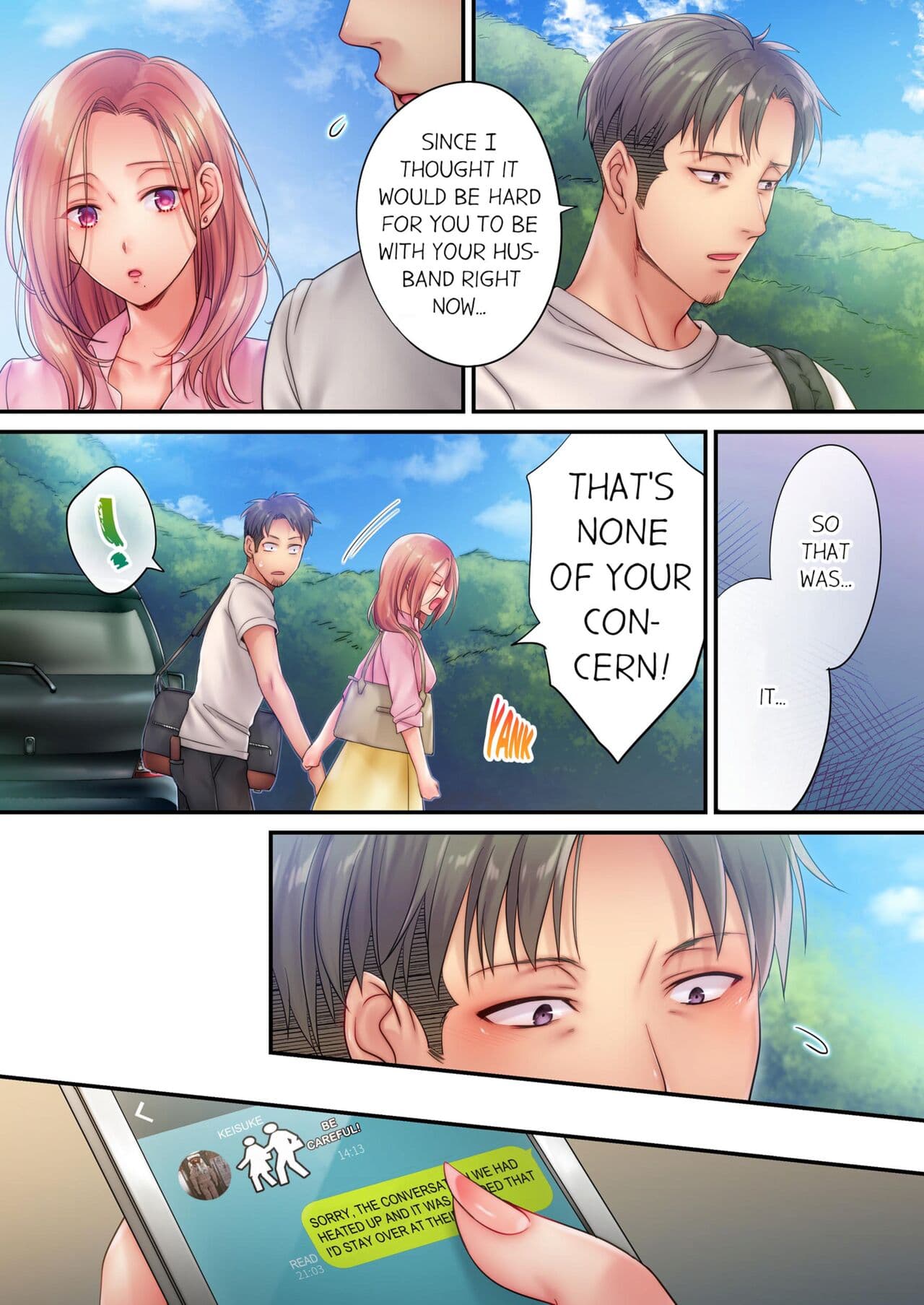 [FFC] Netori Esthe de, Konya, Tsuma ga.... | I Can't Resist His Massage! Cheating in Front of My Husband's Eyes Vol. 1-4 [English] [Decensored] [Ongoing] page 262