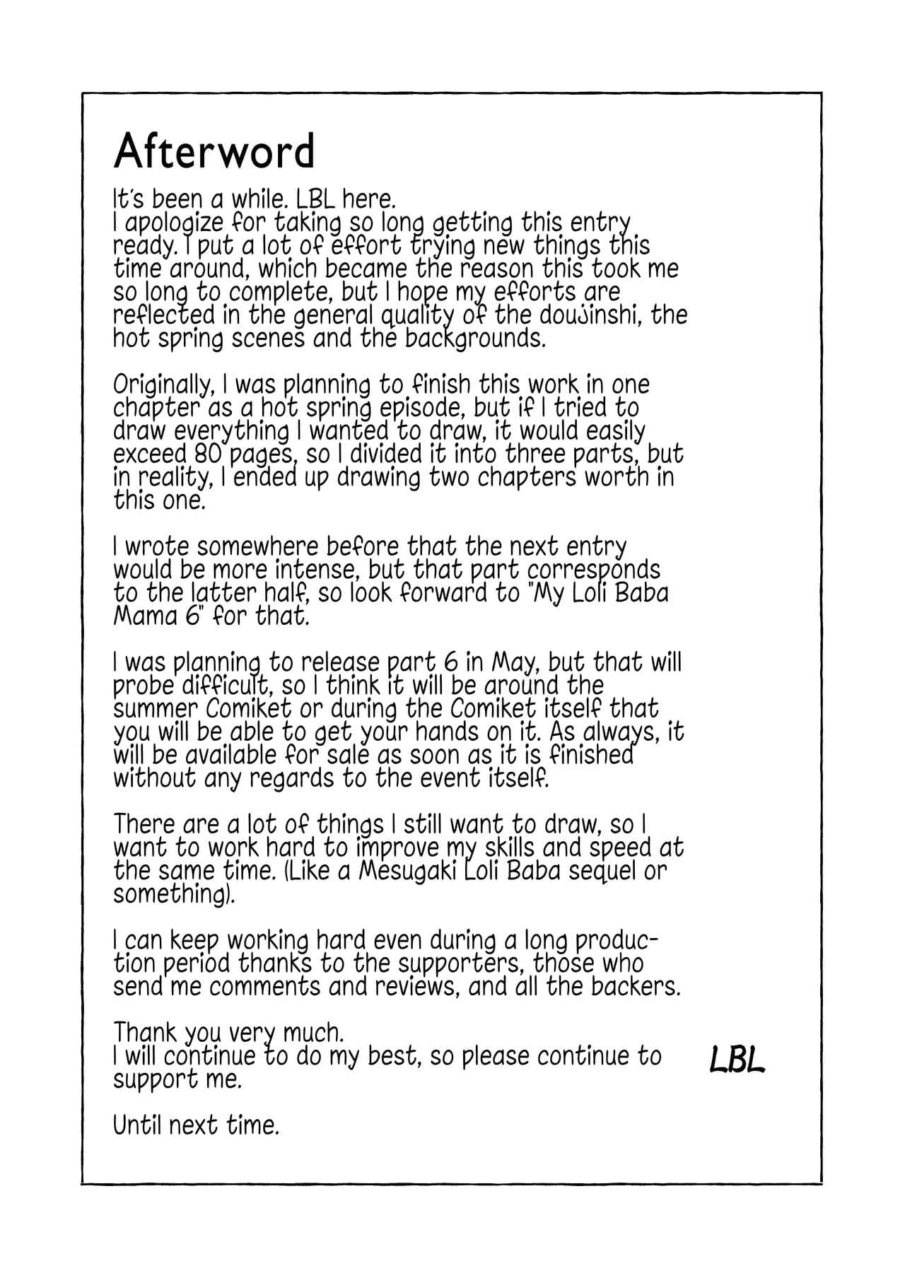 [LBL] Loli Baba Okaa-san wa Oshi ni Yowai 5 | My Loli Baba Mama is Weak to my Advances 5 [English] [Decensored] {Chrysanthemum} page 50