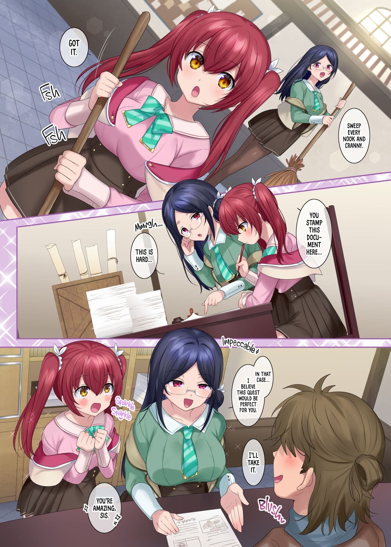 [Amulai Sweets Factory (Hiiragi Popura)] The Succubus Guild Receptionist [English] {2d-market.com} [Decensored] [Digital] page 17