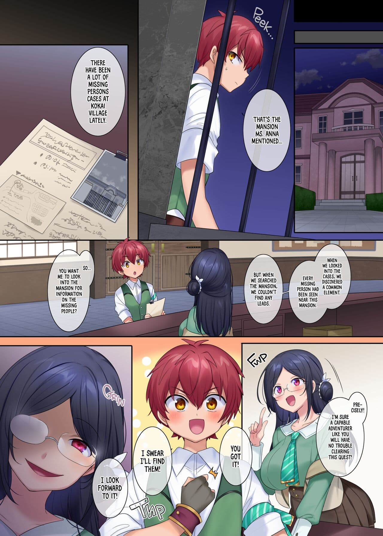 [Amulai Sweets Factory (Hiiragi Popura)] The Succubus Guild Receptionist [English] {2d-market.com} [Decensored] [Digital] page 3