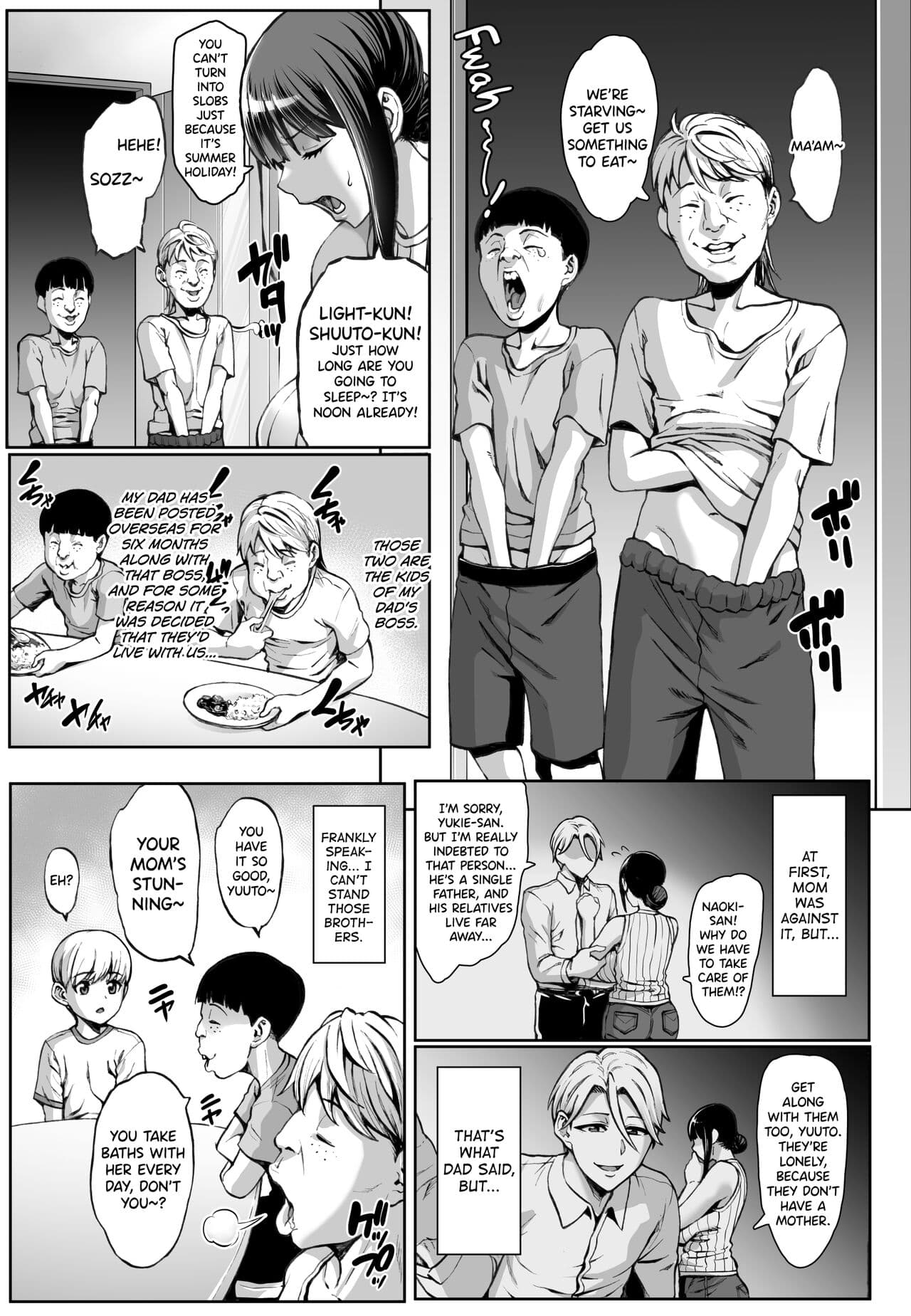 [Aodouhu (Neromashin)] Omae no Kaa-chan Ikutoki no Kao Sugee Busu da zo w + C102 Omake Honpen Sonogo [English] [biribiri] [shadowTurtle] [Decensored] [Digital] page 3