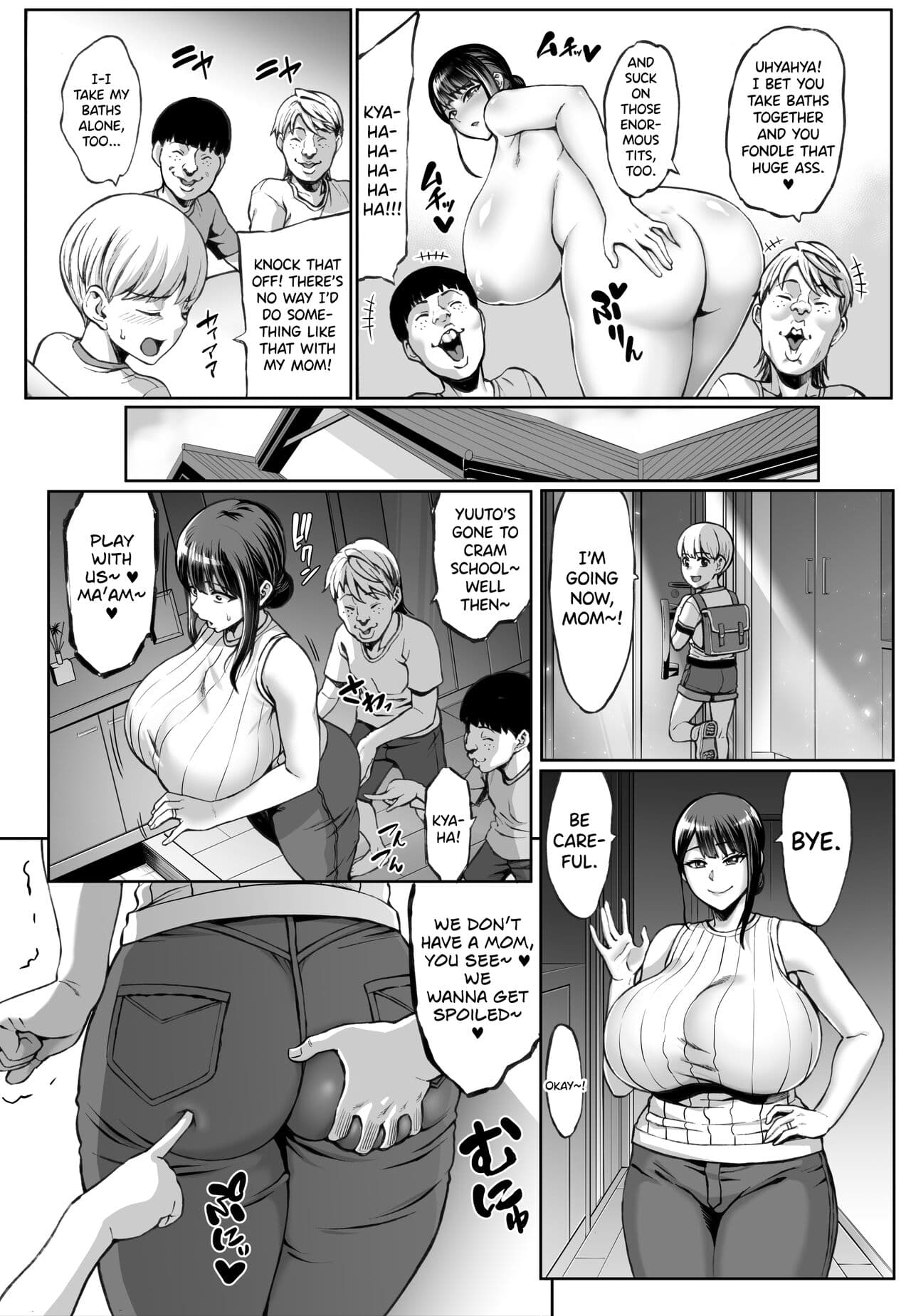 [Aodouhu (Neromashin)] Omae no Kaa-chan Ikutoki no Kao Sugee Busu da zo w + C102 Omake Honpen Sonogo [English] [biribiri] [shadowTurtle] [Decensored] [Digital] page 4