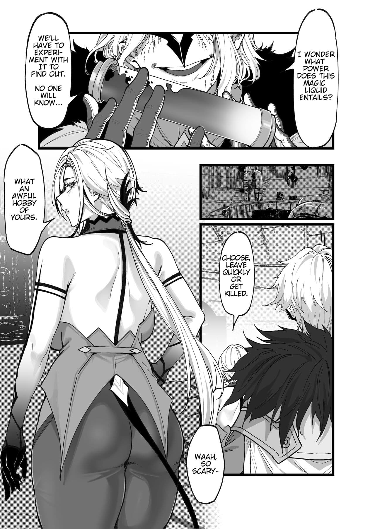 [KeinV] Kamen Budoukai - Hakase no Kenkyuu 1-2 | Masked Society - Dottore's Research 1-2 (Genshin Impact) [Decensored] [English] [Cunny&Cumming Scans] page 17