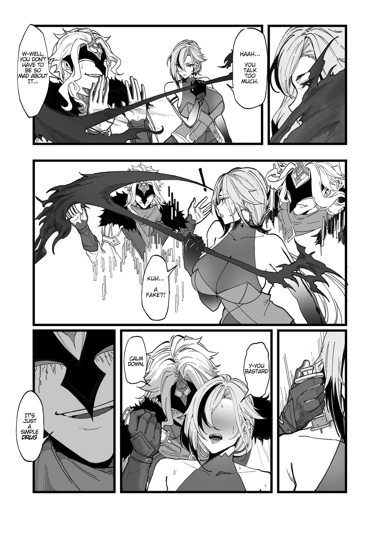 [KeinV] Kamen Budoukai - Hakase no Kenkyuu 1-2 | Masked Society - Dottore's Research 1-2 (Genshin Impact) [Decensored] [English] [Cunny&Cumming Scans] page 18