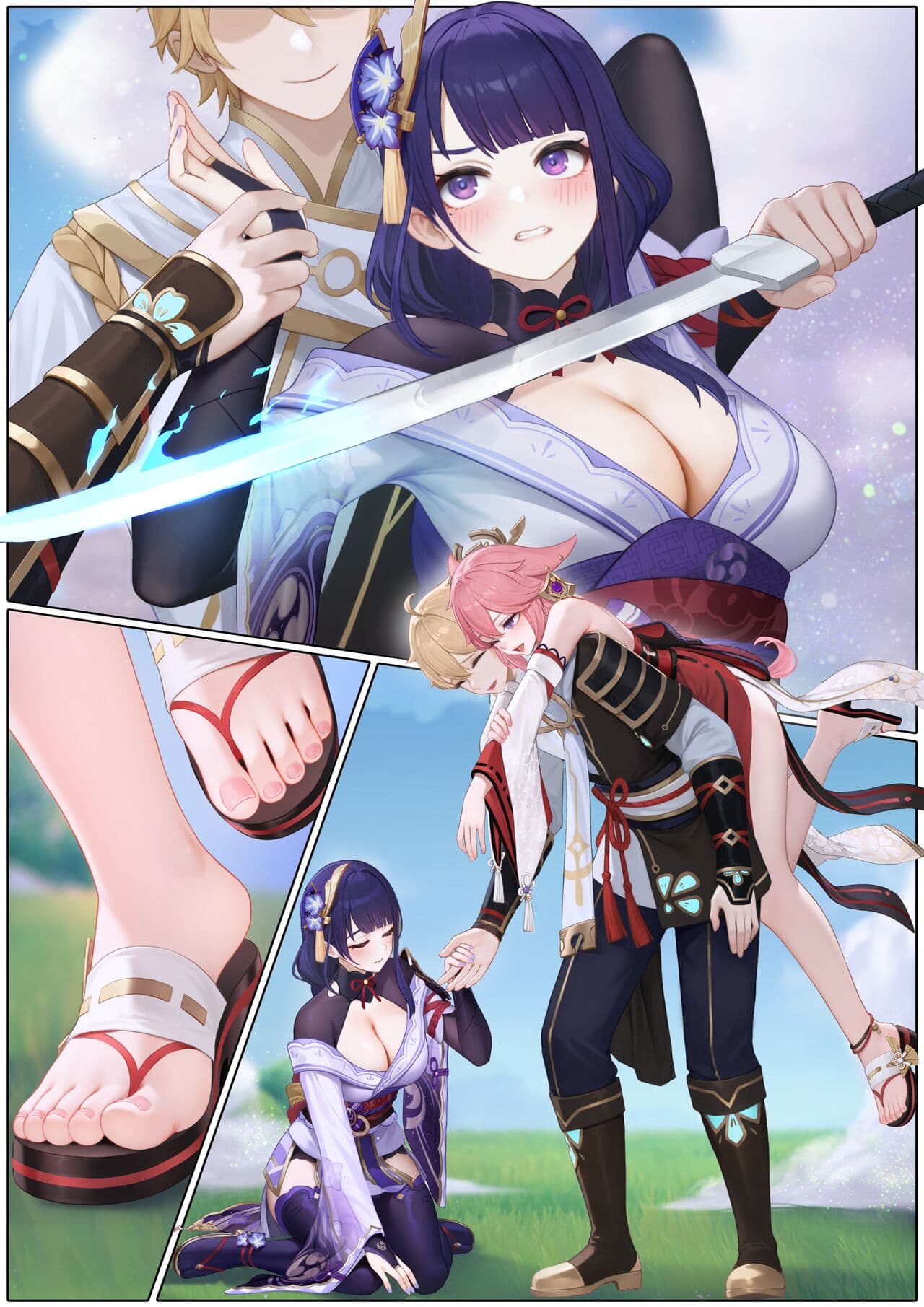 [Reikoku na Haizara] 对饮稻妻 1-4 (原神) (Genshin Impact) [Chinese] [Decensored] [Ongoing] page 10