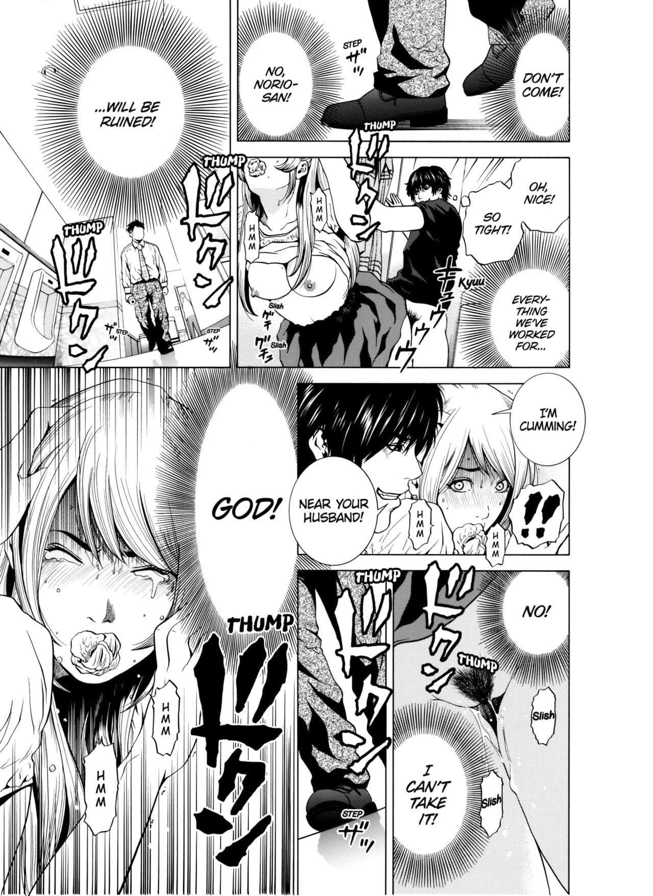 [Yuuki Ryo] Netorareru.~ Tsuma ga Ochi Yuku Hen'ai Kairaku no Hate ni...1-6 | NETORARERU, A Wife's Descent Into Sinful Pleasures 1-6 [English] [Decensored] page 114