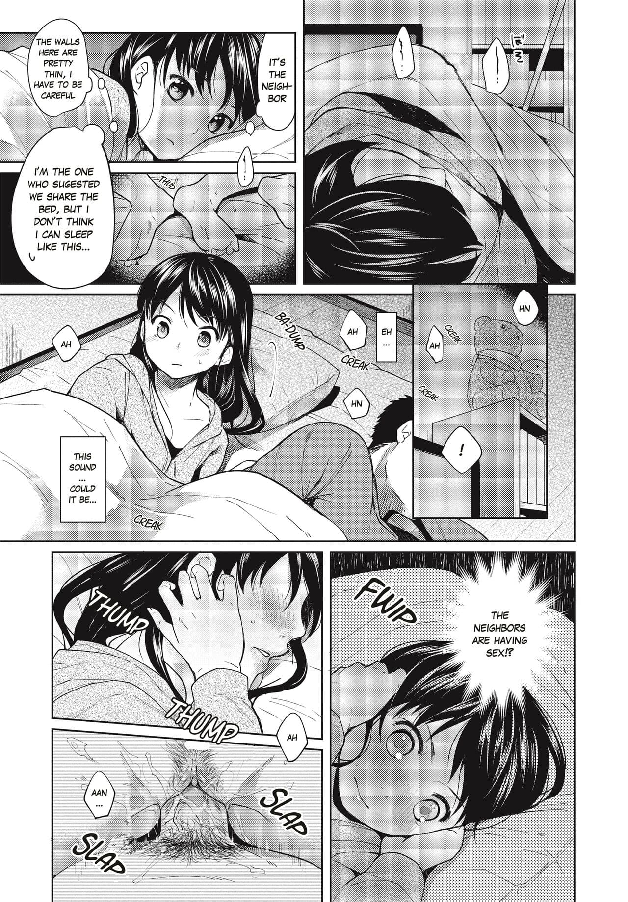[Fumitsuki Sou] 1 Room Apartment + Highschool Girl Suddenly Living Together? Close Contact!? First Sex!!? Ch. 1 [English] [Project-H] [Decensored] [Digital] page 9
