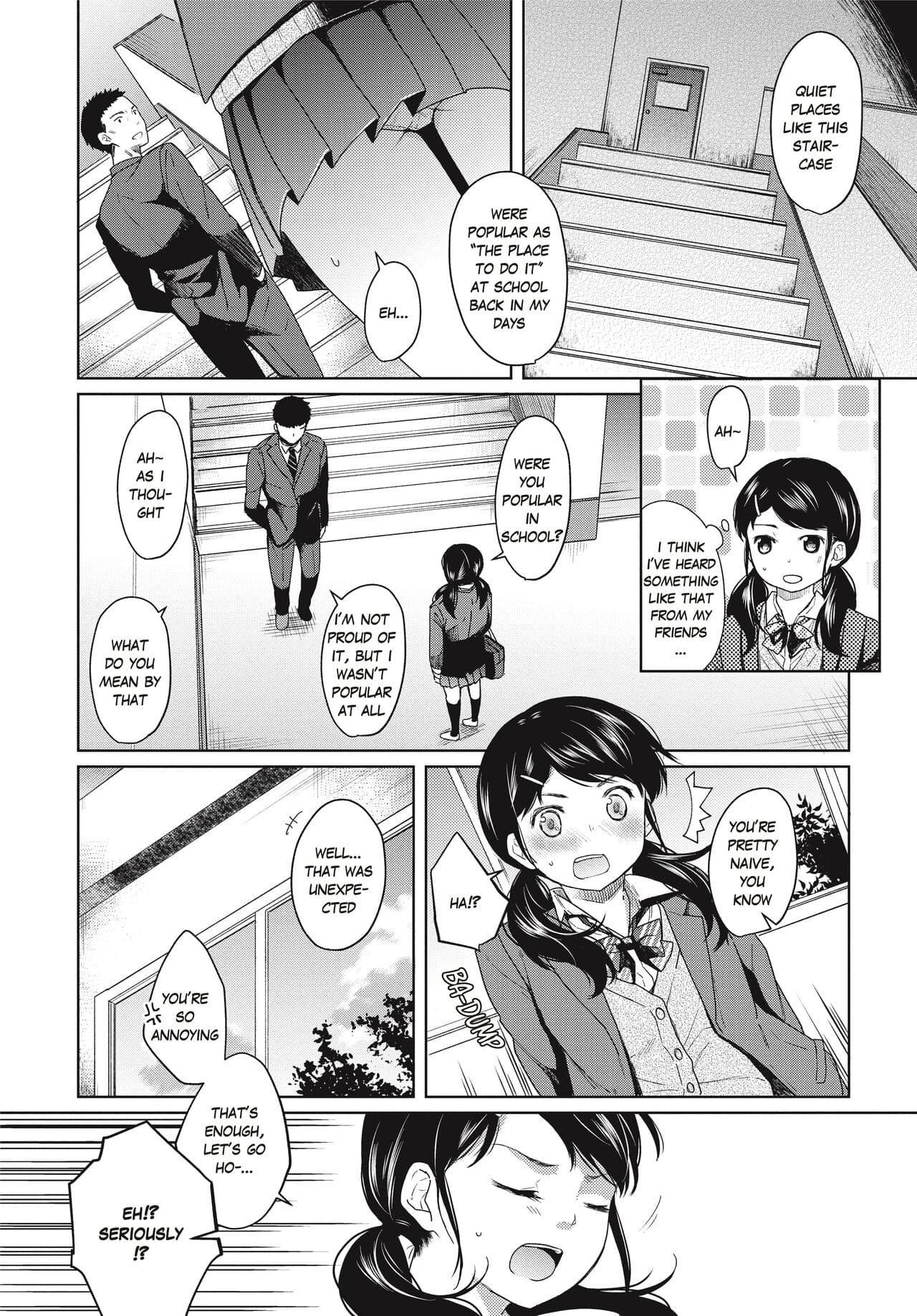 [Fumitsuki Sou] 1 Room Apartment + Highschool Girl Suddenly Living Together? Close Contact!? First Sex!!? Ch.1-2 [English] [Project-H] [Decensored] [Ongoing] page 33