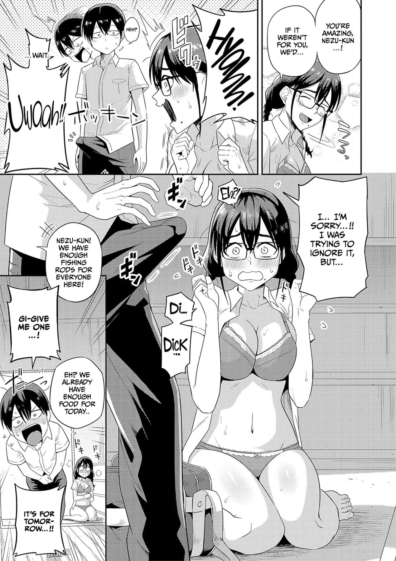 [Makosho] Mujintou de, SEX ni Kyoumi Shinshin na Dosukebe Inkya Joshi-tachi to Harem Life [English] [CulturedCommissions] [Decensored] [Digital] page 12