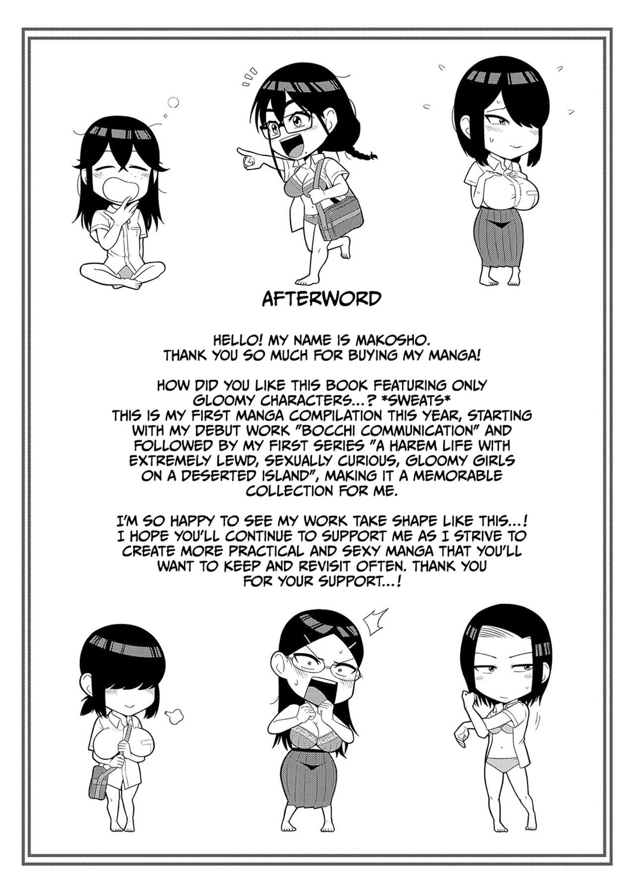 [Makosho] Mujintou de, SEX ni Kyoumi Shinshin na Dosukebe Inkya Joshi-tachi to Harem Life [English] [CulturedCommissions] [Decensored] [Digital] page 202