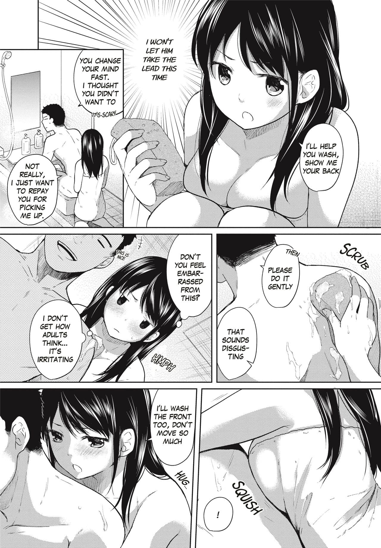 [Fumitsuki Sou] 1 Room Apartment + Highschool Girl Suddenly Living Together? Close Contact!? First Sex!!? Ch.1-4 [English] [Project-H] [Decensored] [Ongoing] page 62