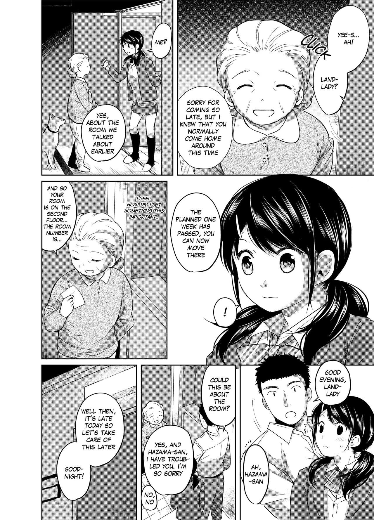 [Fumitsuki Sou] 1 Room Apartment + Highschool Girl Suddenly Living Together? Close Contact!? First Sex!!? Ch.1-4 [English] [Project-H] [Decensored] [Ongoing] page 83