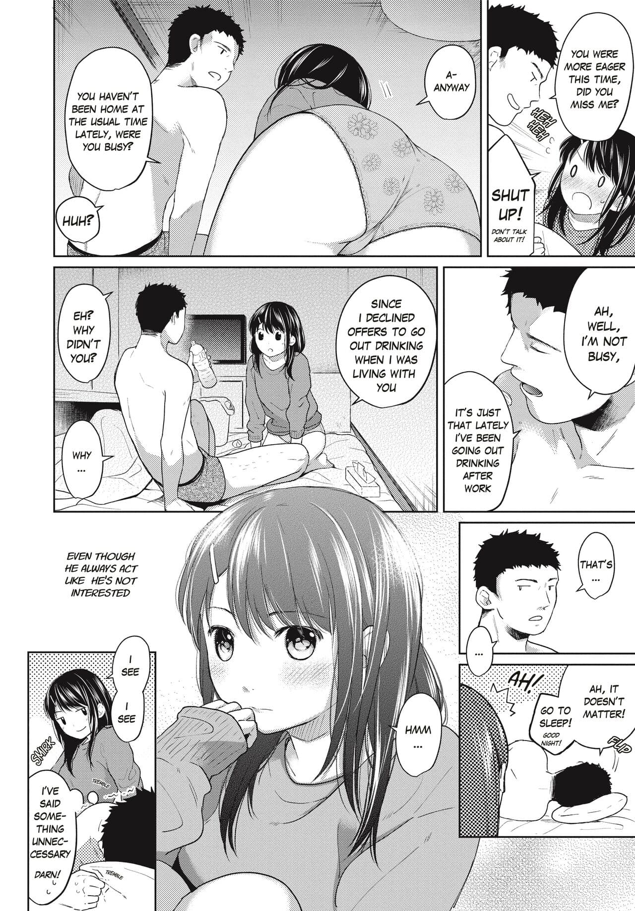 [Fumitsuki Sou] 1 Room Apartment + Highschool Girl Suddenly Living Together? Close Contact!? First Sex!!? Ch.1-6 [English] [Project-H] [Decensored] [Ongoing] page 129