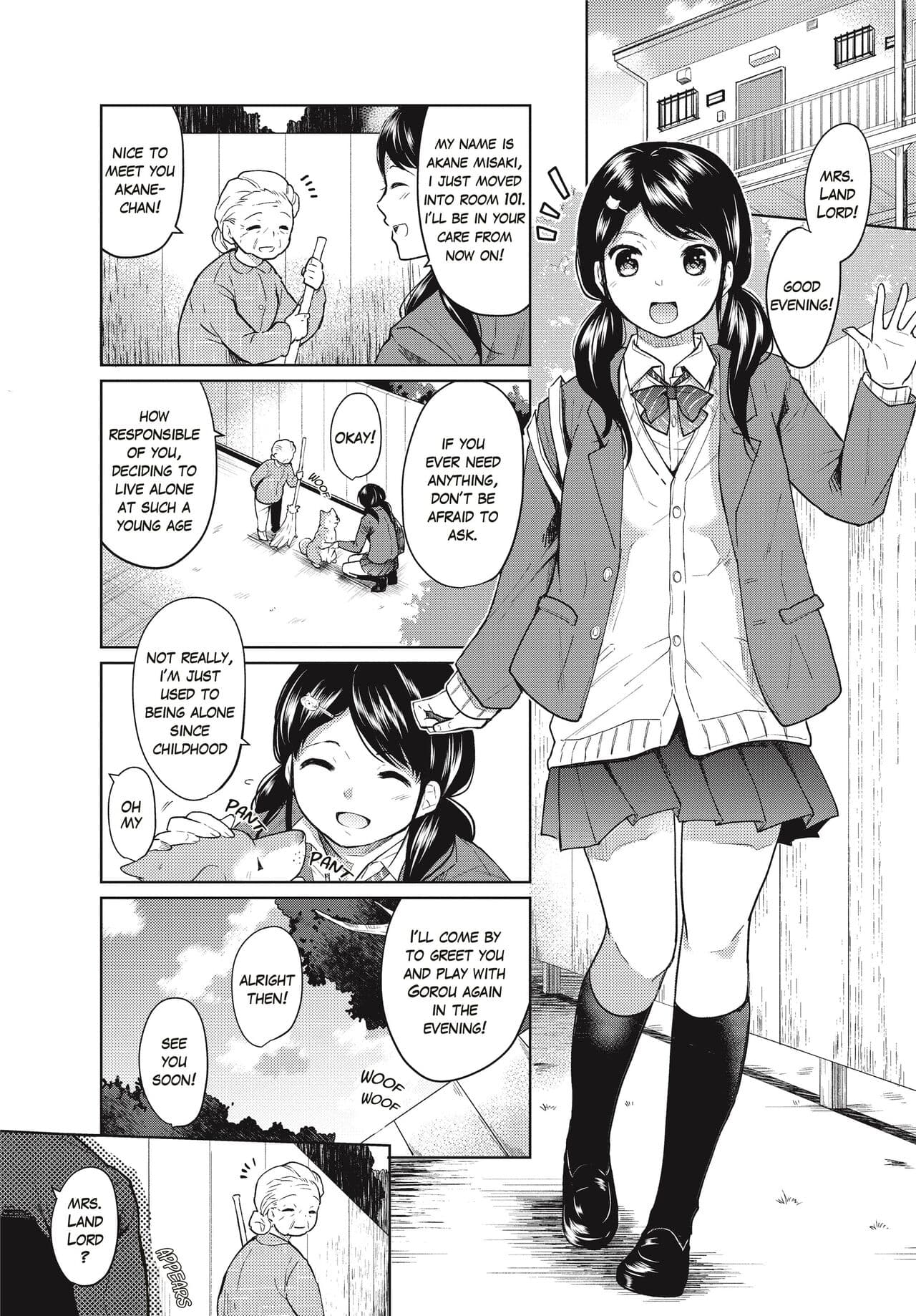 [Fumitsuki Sou] 1 Room Apartment + Highschool Girl Suddenly Living Together? Close Contact!? First Sex!!? Ch.1-6 [English] [Project-H] [Decensored] [Ongoing] page 2