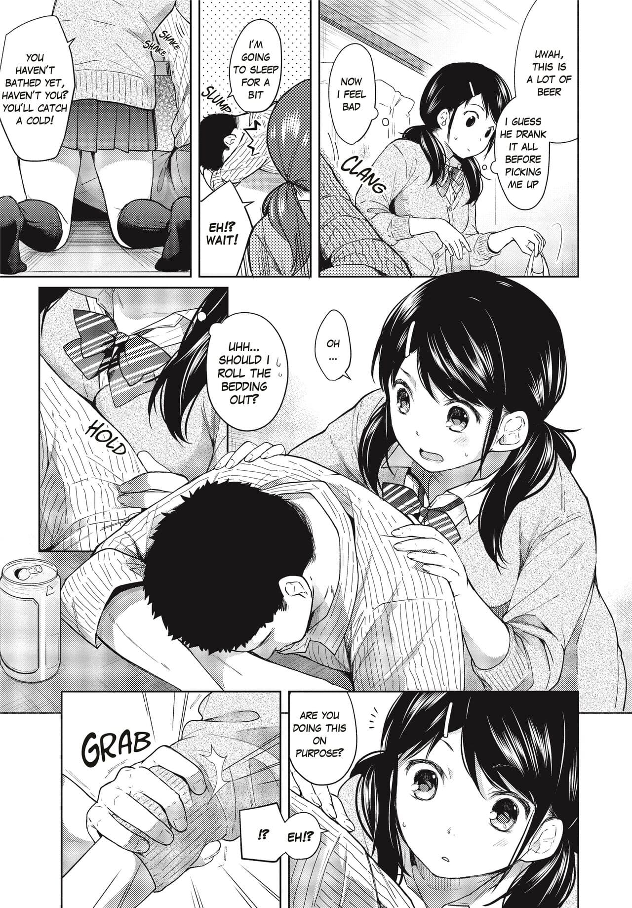 [Fumitsuki Sou] 1 Room Apartment + Highschool Girl Suddenly Living Together? Close Contact!? First Sex!!? Ch.1-6 [English] [Project-H] [Decensored] [Ongoing] page 58