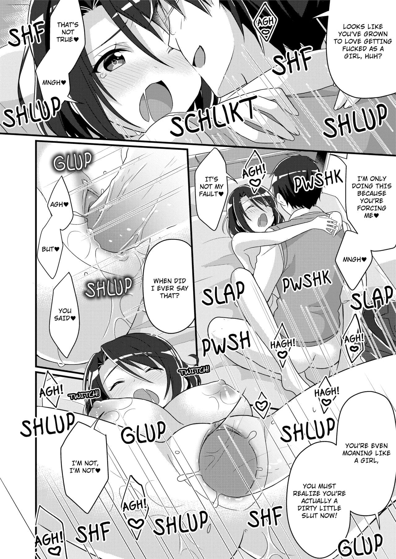 [TSF no F (NOMU)] Disciplining the Ill-Mannered Class President into a Masochistic Slut [English] [Decensored] page 23