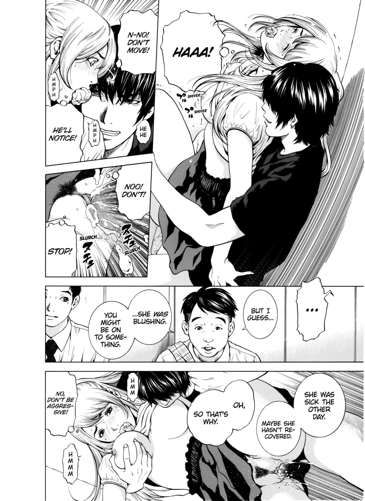 [Yuuki Ryo] Netorareru.~ Tsuma ga Ochi Yuku Hen'ai Kairaku no Hate ni...1-7 | NETORARERU, A Wife's Descent Into Sinful Pleasures 1-7 [English] [Decensored] page 109
