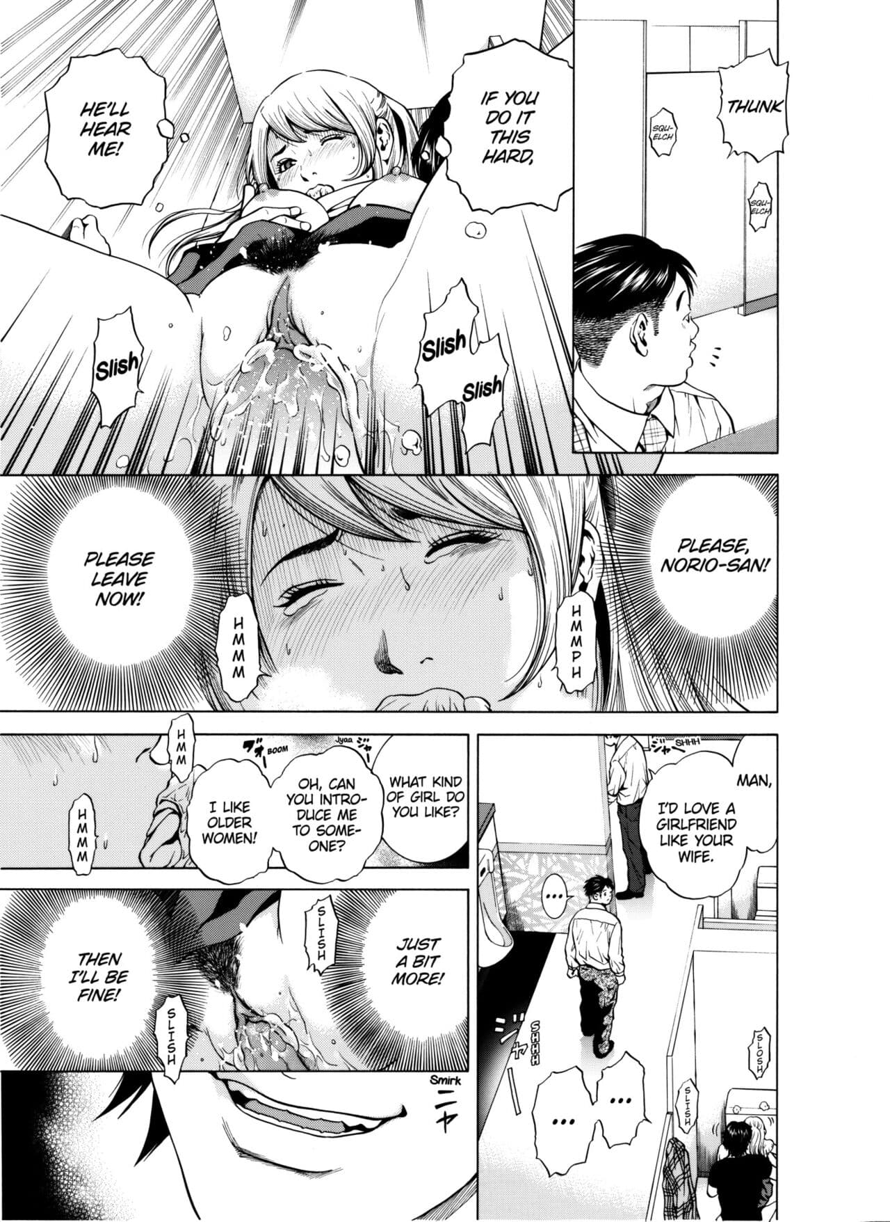 [Yuuki Ryo] Netorareru.~ Tsuma ga Ochi Yuku Hen'ai Kairaku no Hate ni...1-7 | NETORARERU, A Wife's Descent Into Sinful Pleasures 1-7 [English] [Decensored] page 110