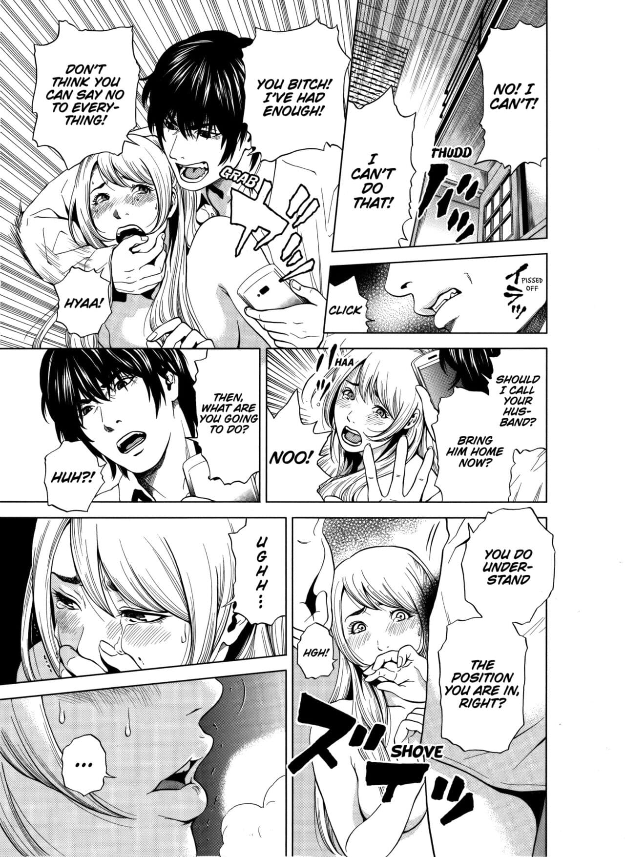 [Yuuki Ryo] Netorareru.~ Tsuma ga Ochi Yuku Hen'ai Kairaku no Hate ni...1-7 | NETORARERU, A Wife's Descent Into Sinful Pleasures 1-7 [English] [Decensored] page 40