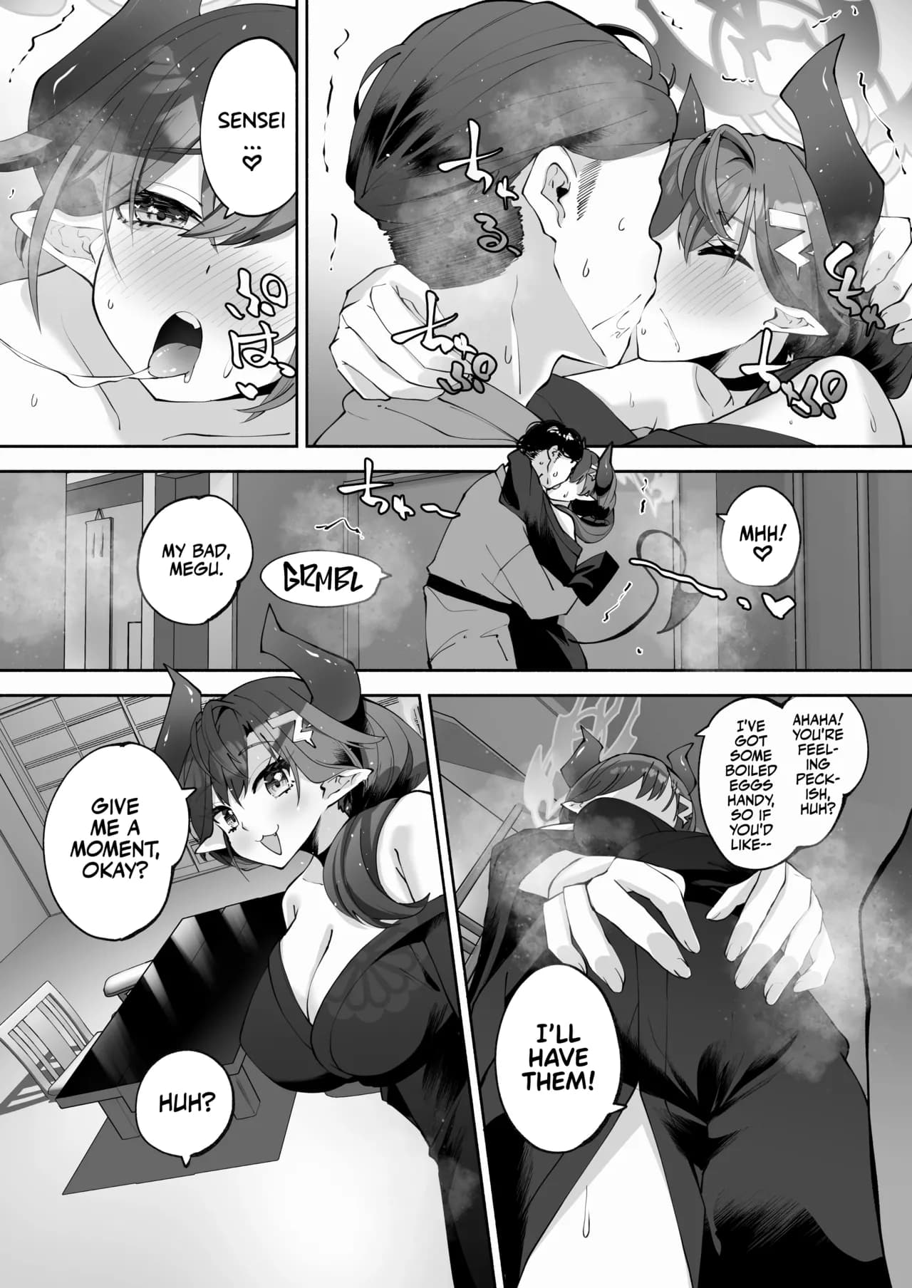 [Hatogoya (Hatoharu)] Megu to Iikoto Ikenaikoto | Doing the Hanky-Panky with Megu! (Blue Archive) [English] [Team Rabu2 & Satansoft] [Decensored] [Digital] page 58