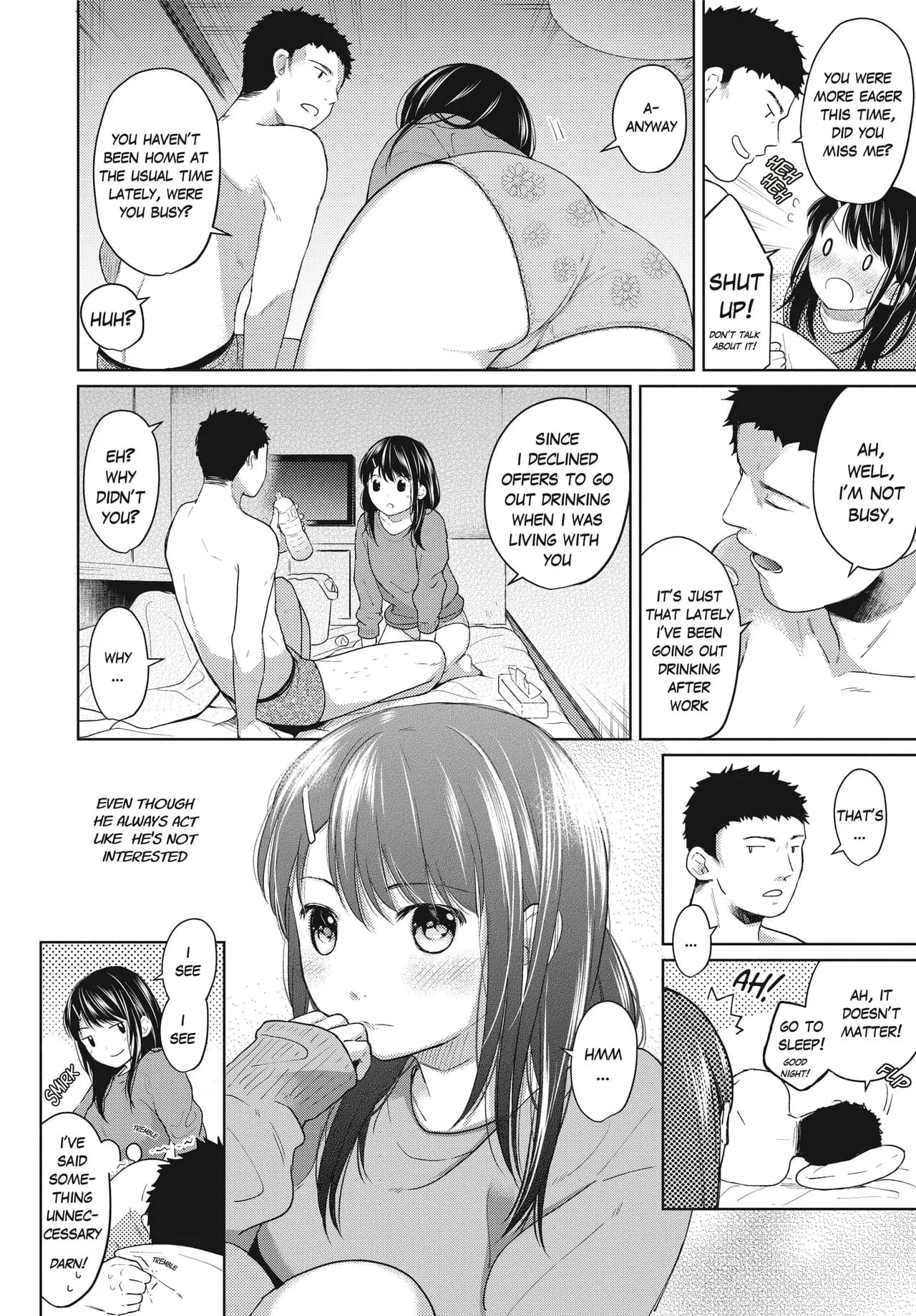 [Fumitsuki Sou] 1 Room Apartment + Highschool Girl Suddenly Living Together? Close Contact!? First Sex!!? Ch.1-8 [English] [Project-H] [Decensored] [Ongoing] page 129