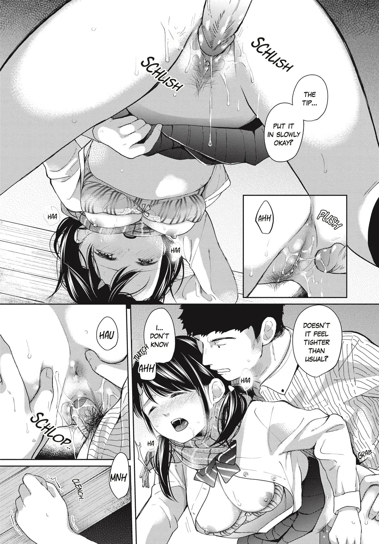 [Fumitsuki Sou] 1 Room Apartment + Highschool Girl Suddenly Living Together? Close Contact!? First Sex!!? Ch.1-8 [English] [Project-H] [Decensored] [Ongoing] page 146