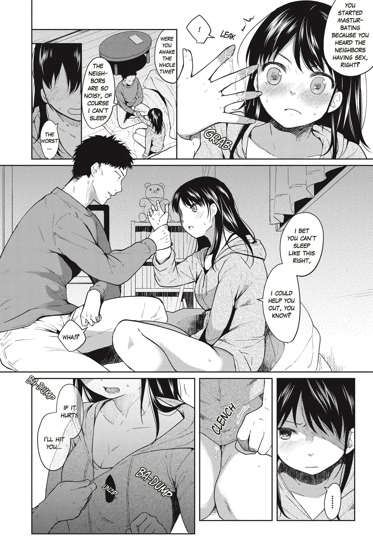 [Fumitsuki Sou] 1 Room Apartment + Highschool Girl Suddenly Living Together? Close Contact!? First Sex!!? Ch.1-8 [English] [Project-H] [Decensored] [Ongoing] page 15