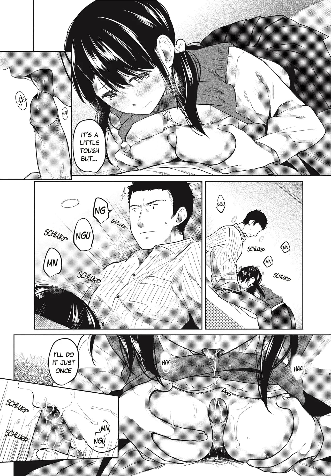 [Fumitsuki Sou] 1 Room Apartment + Highschool Girl Suddenly Living Together? Close Contact!? First Sex!!? Ch.1-8 [English] [Project-H] [Decensored] [Ongoing] page 198