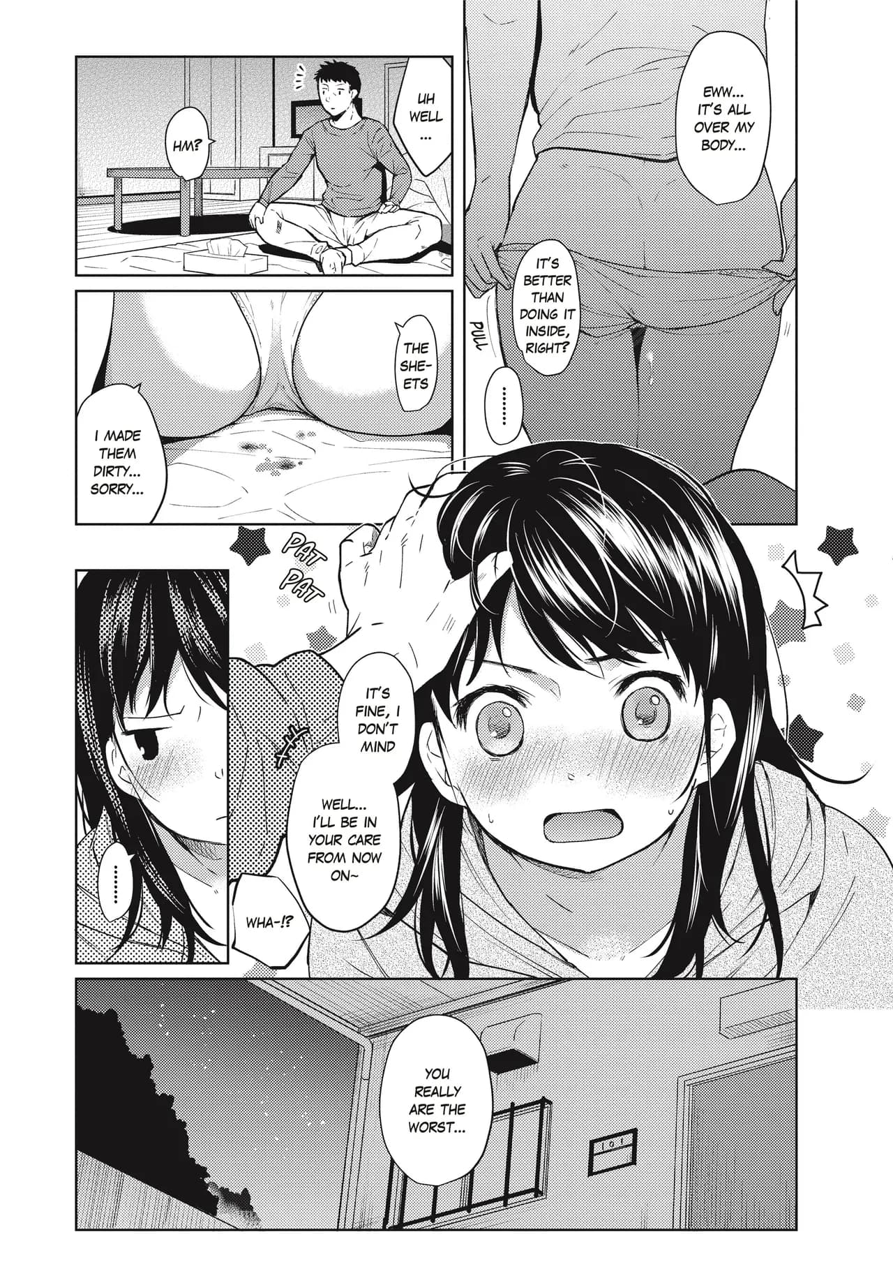 [Fumitsuki Sou] 1 Room Apartment + Highschool Girl Suddenly Living Together? Close Contact!? First Sex!!? Ch.1-8 [English] [Project-H] [Decensored] [Ongoing] page 25