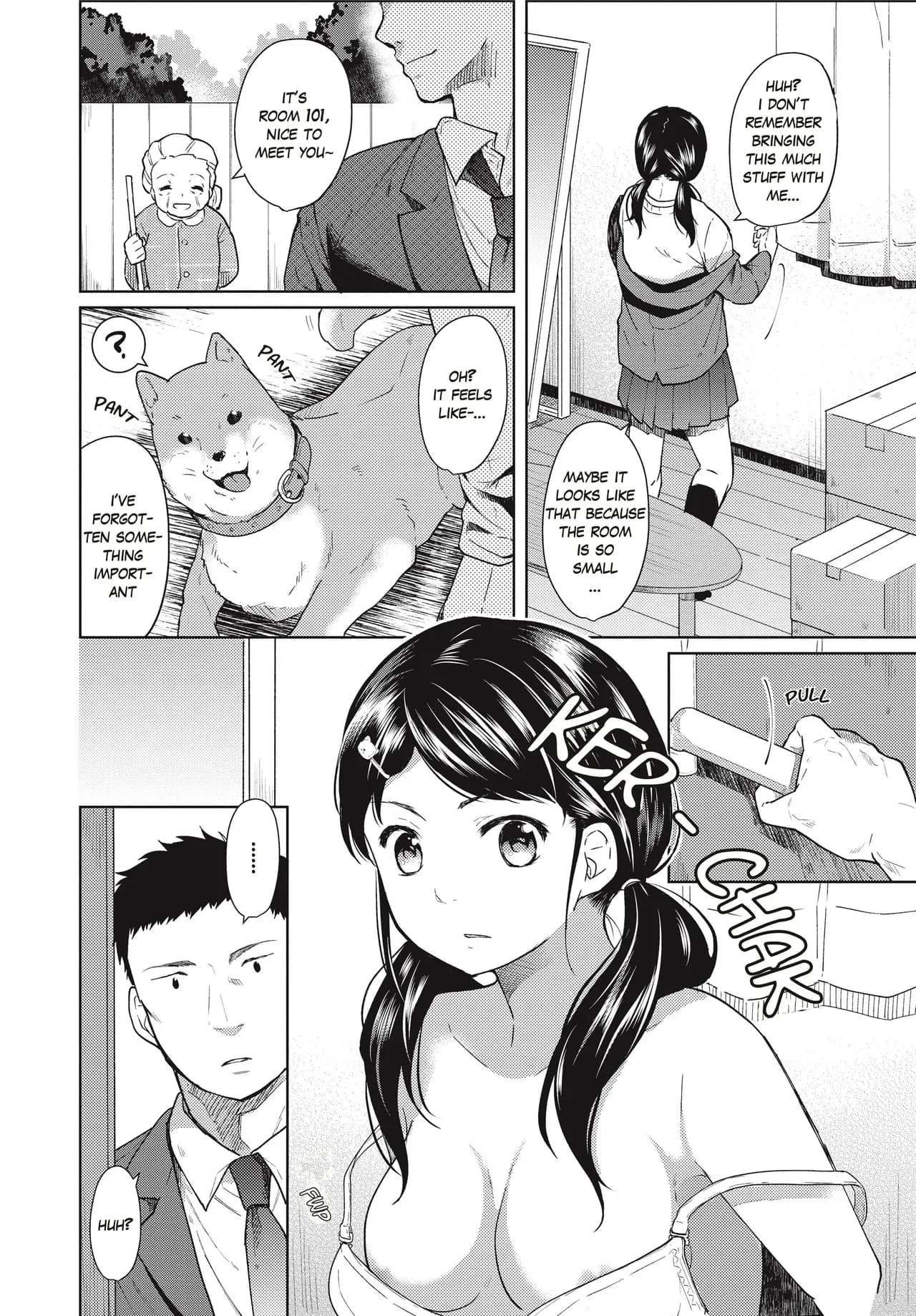 [Fumitsuki Sou] 1 Room Apartment + Highschool Girl Suddenly Living Together? Close Contact!? First Sex!!? Ch.1-8 [English] [Project-H] [Decensored] [Ongoing] page 3