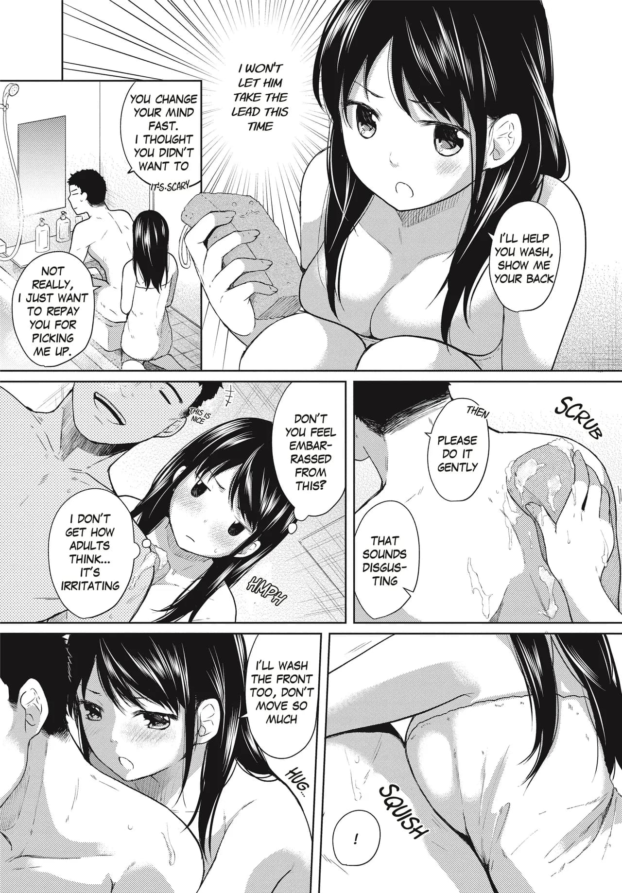 [Fumitsuki Sou] 1 Room Apartment + Highschool Girl Suddenly Living Together? Close Contact!? First Sex!!? Ch.1-8 [English] [Project-H] [Decensored] [Ongoing] page 62