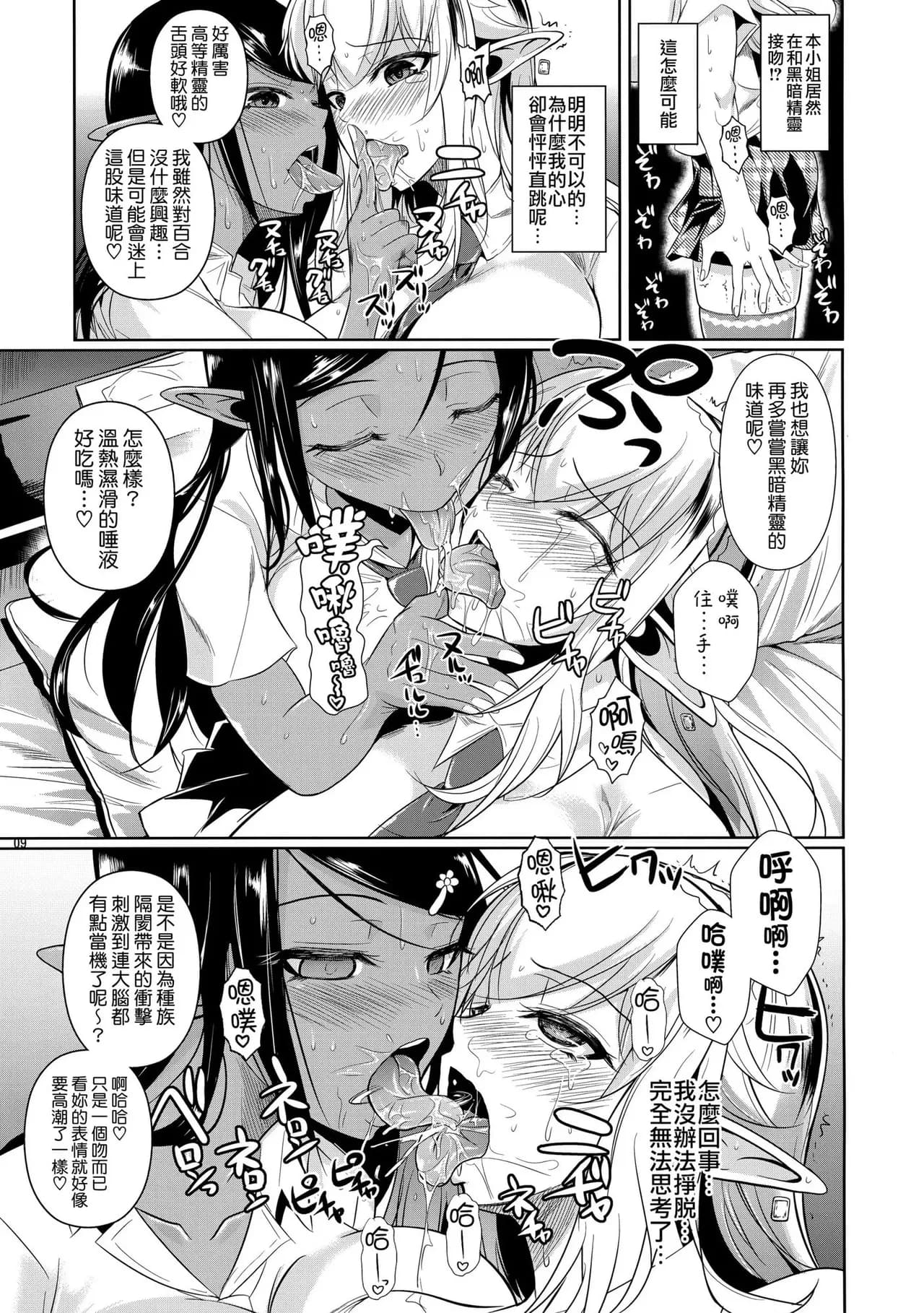 [Shoot The Moon (Fuetakishi)] High Elf x High School Shiro x Kuro [Chinese] [無毒漢化组] [Decensored] page 11