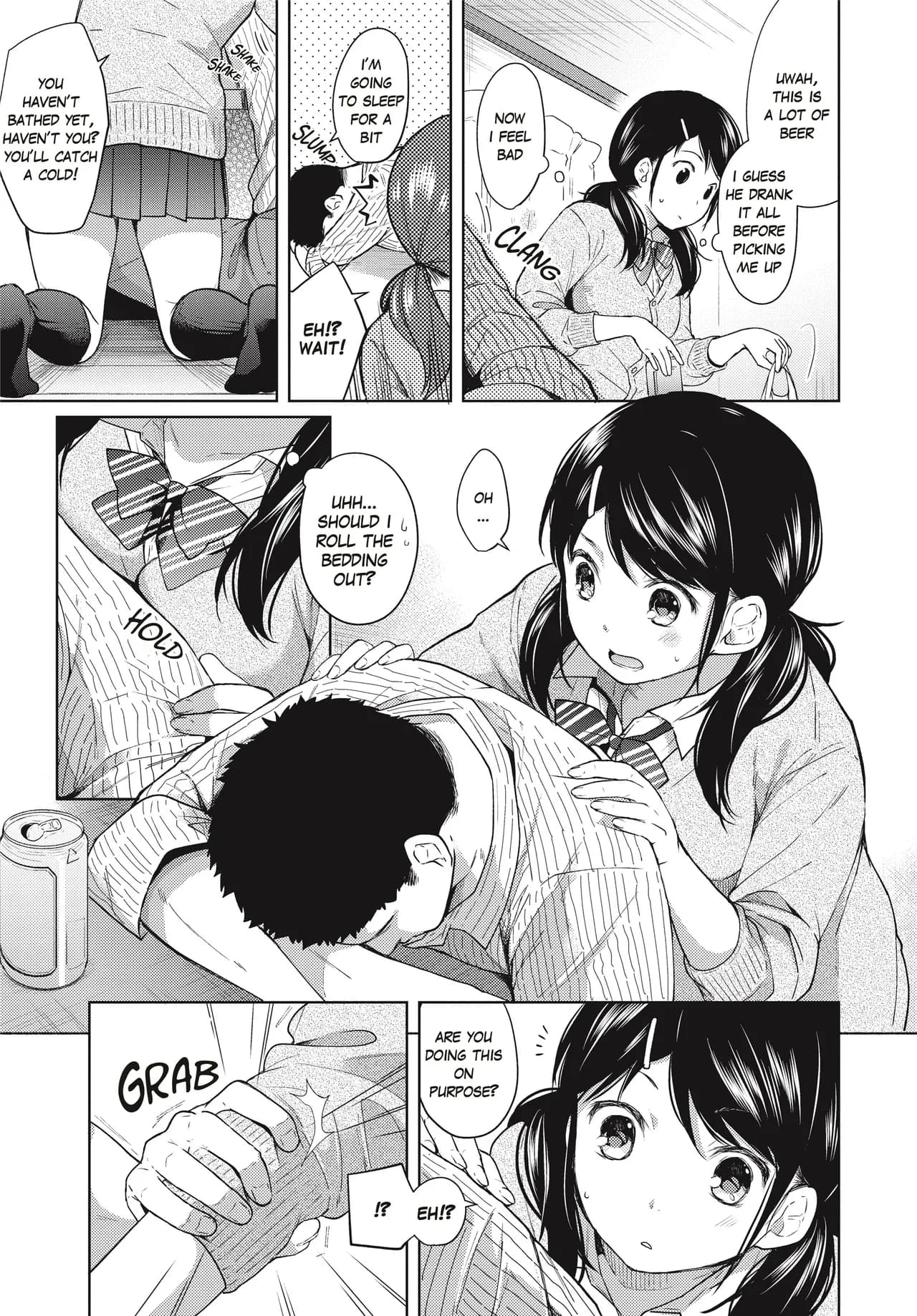 [Fumitsuki Sou] 1 Room Apartment + Highschool Girl Suddenly Living Together? Close Contact!? First Sex!!? Ch.1-10 [English] [Project-H] [Decensored] [Ongoing] page 58