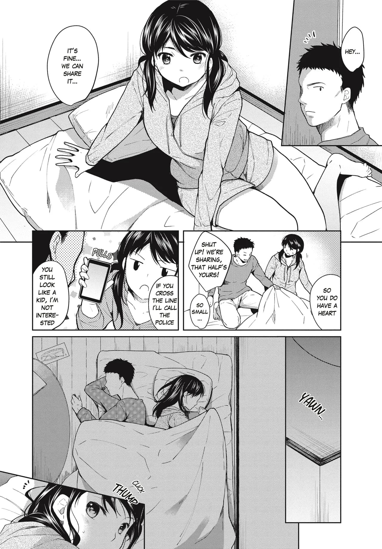 [Fumitsuki Sou] 1 Room Apartment + Highschool Girl Suddenly Living Together? Close Contact!? First Sex!!? Ch.1-10 [English] [Project-H] [Decensored] [Ongoing] page 7
