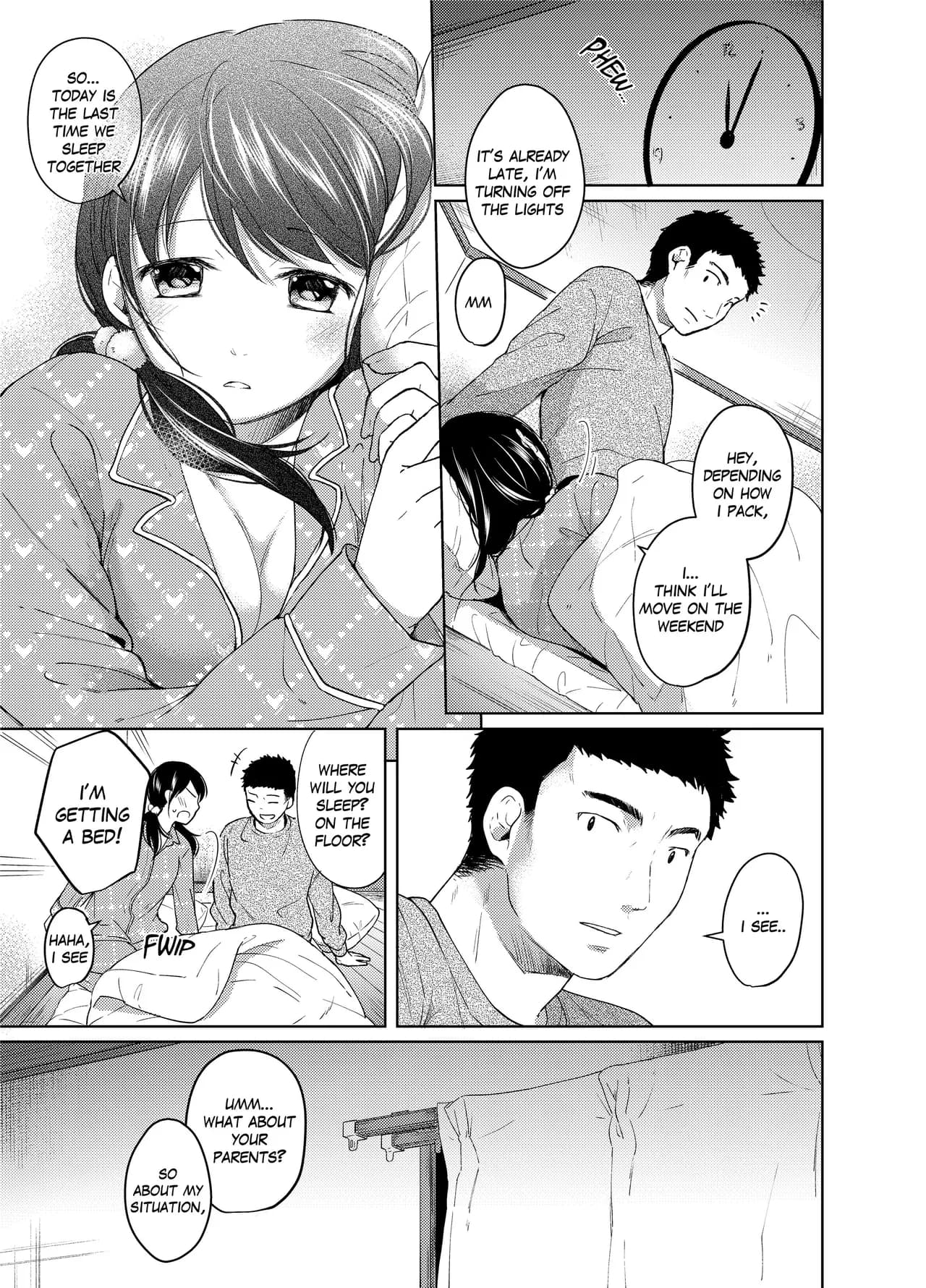 [Fumitsuki Sou] 1 Room Apartment + Highschool Girl Suddenly Living Together? Close Contact!? First Sex!!? Ch.1-10 [English] [Project-H] [Decensored] [Ongoing] page 86