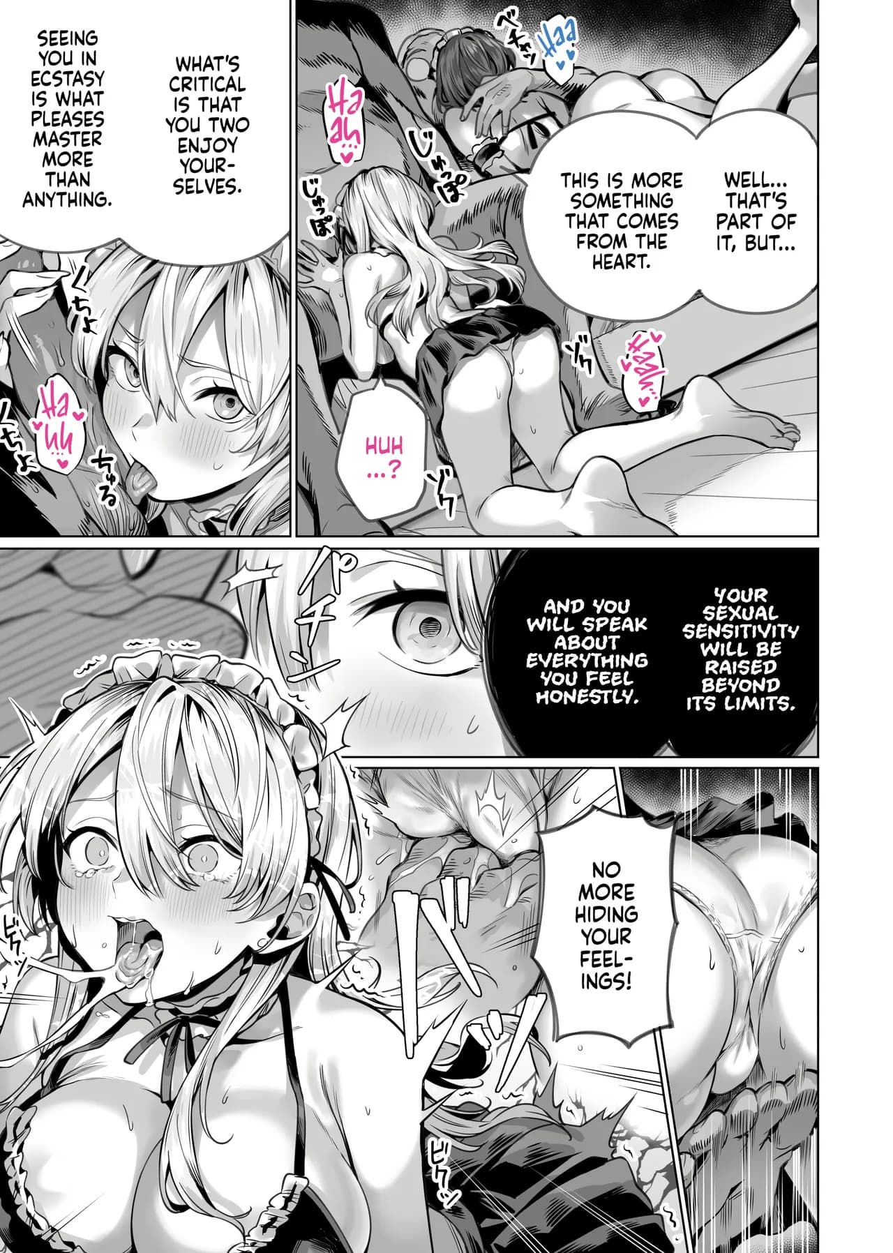 [Itabira Yasai] Saimin Haitatsu Nichiroku ~Shimai wa Nakayoshi Mama ni Naru~ | Hypnosis Delivery Record ~A Pair of Sisters Becoming Mommies~ [English] [Xzosk] Decensored] page 35