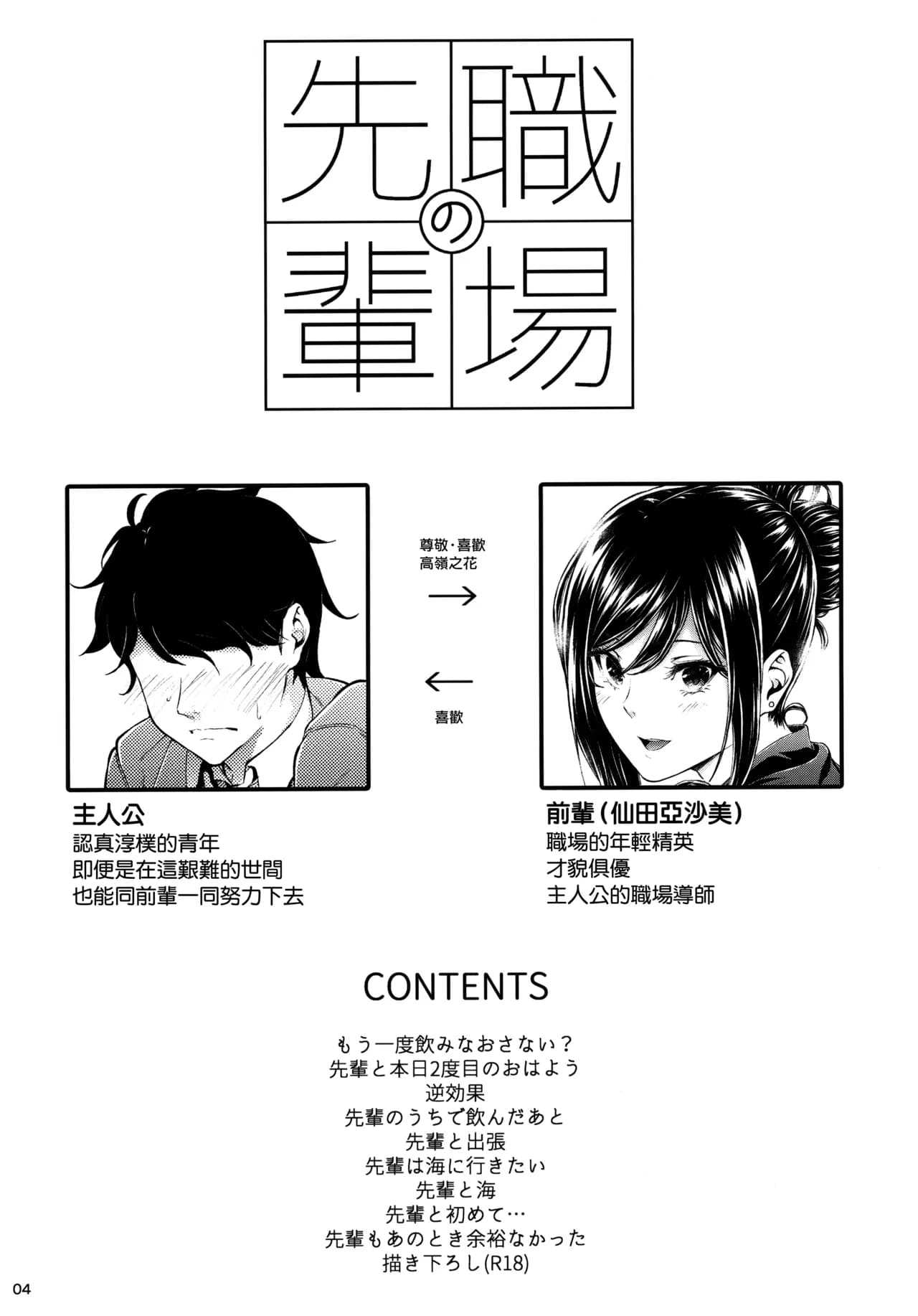 [IV VA SHIN (Mikuni Mizuki)] Shokuba no Senpai [Chinese] [无毒汉化组] [Decensored] page 3