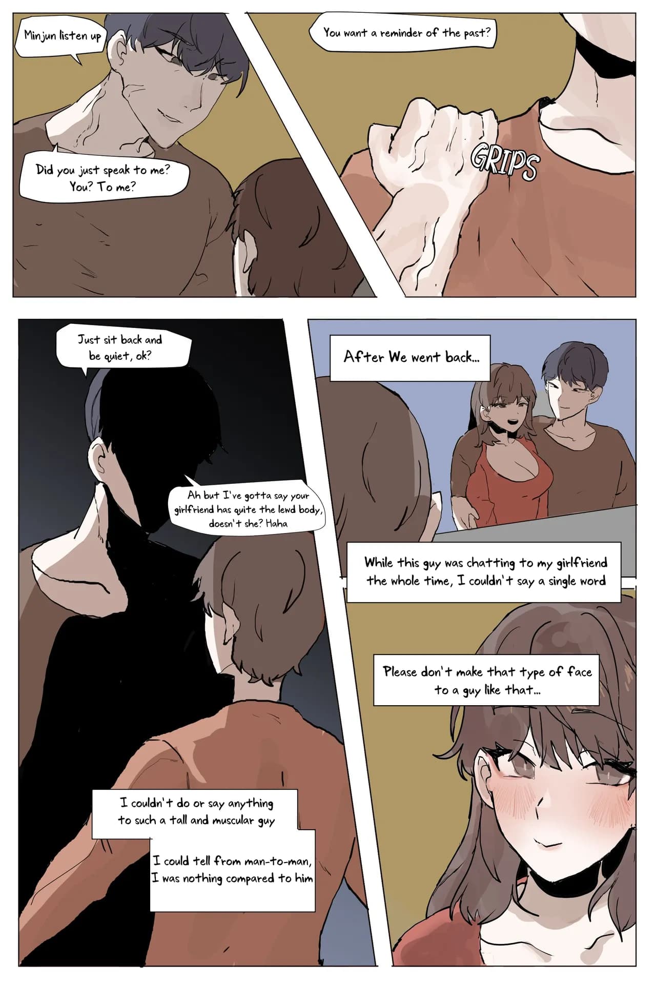[k8on] Sokkubchinguleul NTR Danghaneun Manhwa | A Manwha Where my Childhood Friend Gets NTR'd [English] [Uncle Bane] page 13