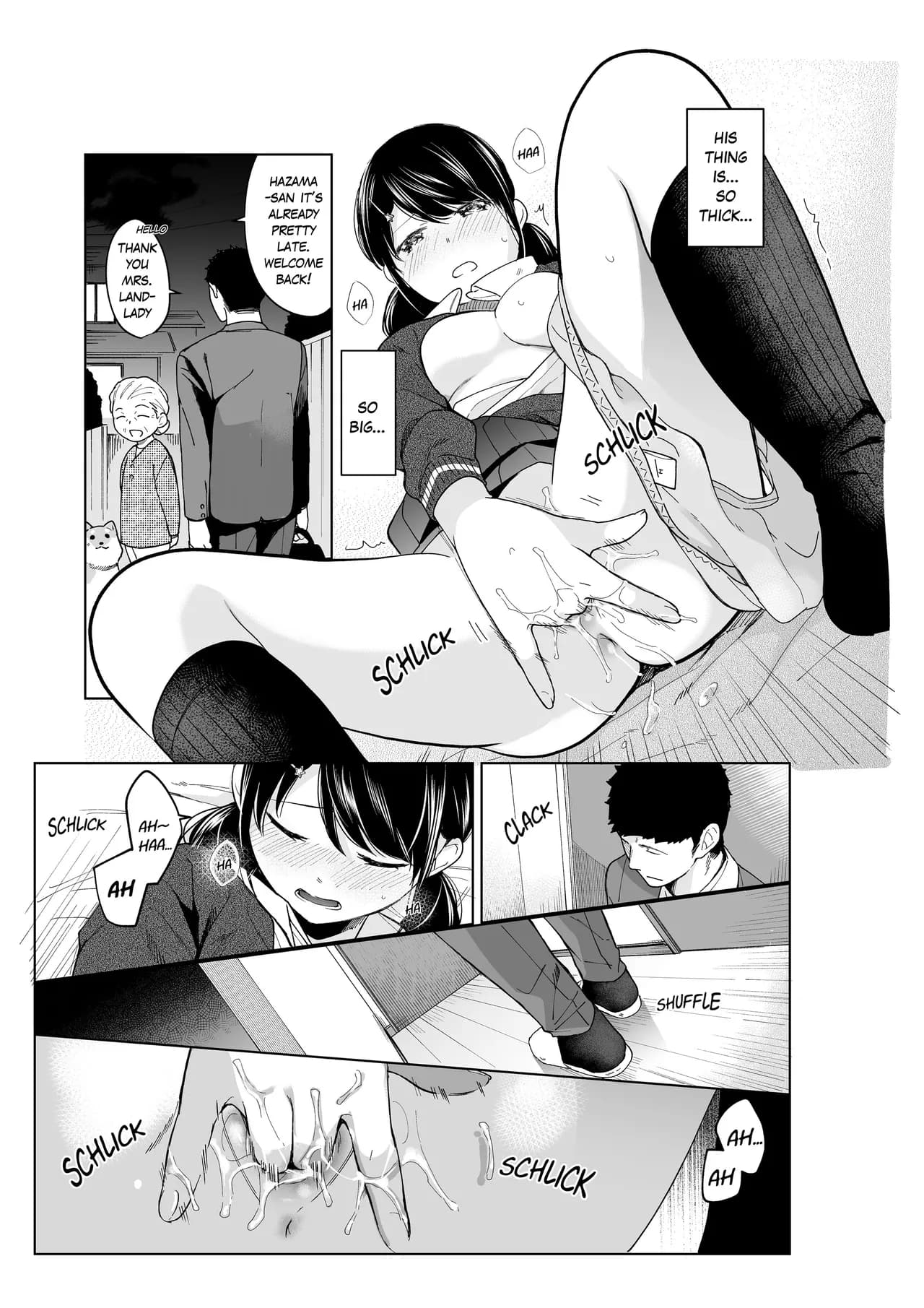 [Fumitsuki Sou] 1 Room Apartment + Highschool Girl Suddenly Living Together? Close Contact!? First Sex!!? Ch.1-11 [English] [Project-H] [Decensored] [Ongoing] page 216