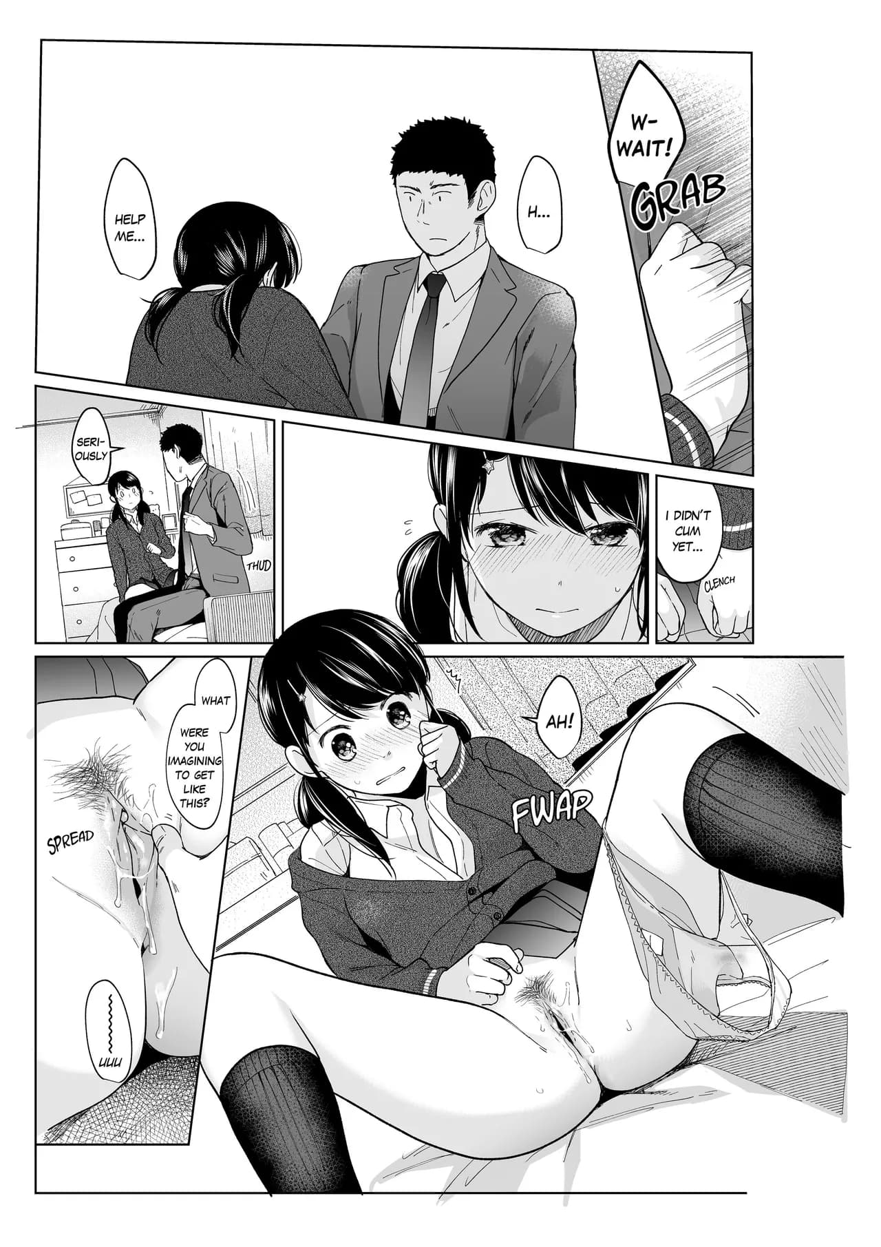 [Fumitsuki Sou] 1 Room Apartment + Highschool Girl Suddenly Living Together? Close Contact!? First Sex!!? Ch.1-11 [English] [Project-H] [Decensored] [Ongoing] page 218