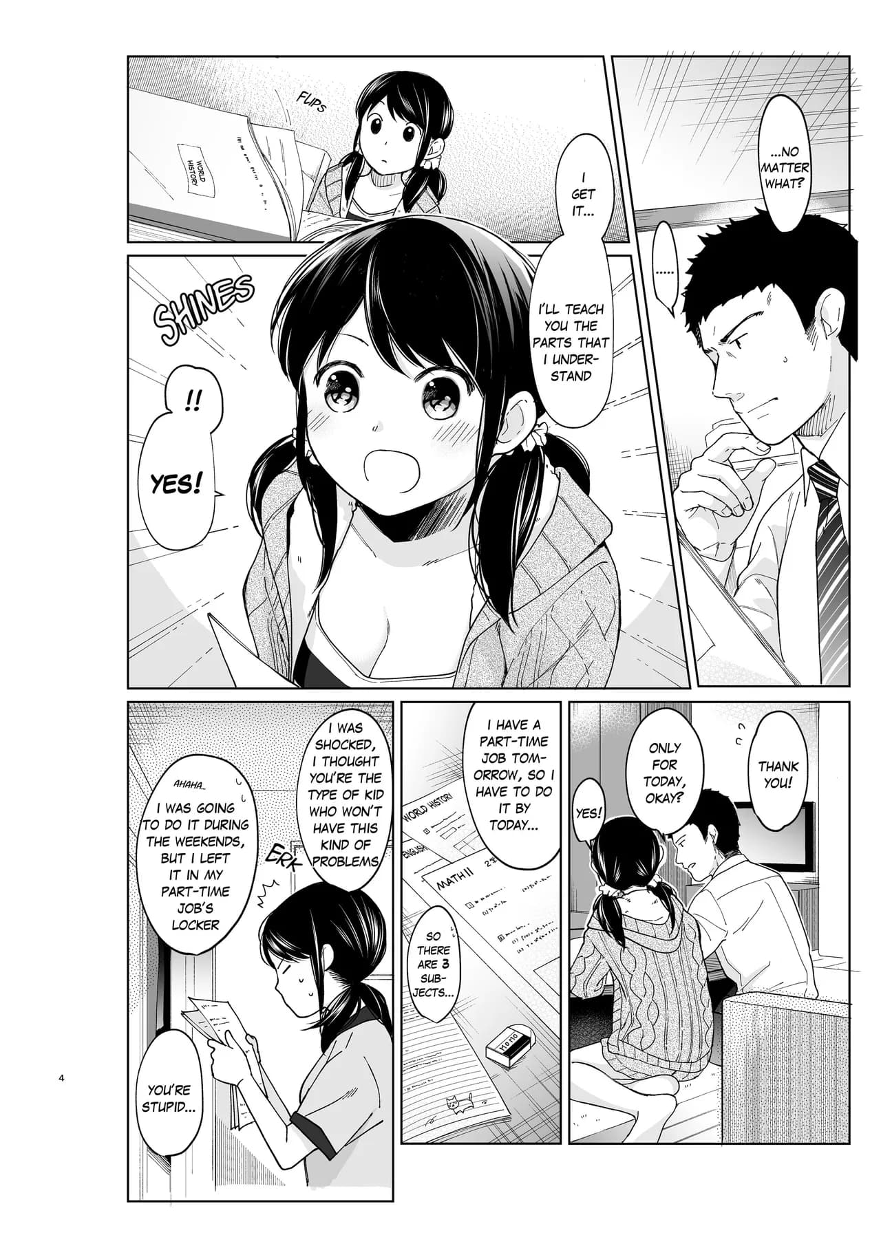 [Fumitsuki Sou] 1 Room Apartment + Highschool Girl Suddenly Living Together? Close Contact!? First Sex!!? Ch.1-11 [English] [Project-H] [Decensored] [Ongoing] page 239