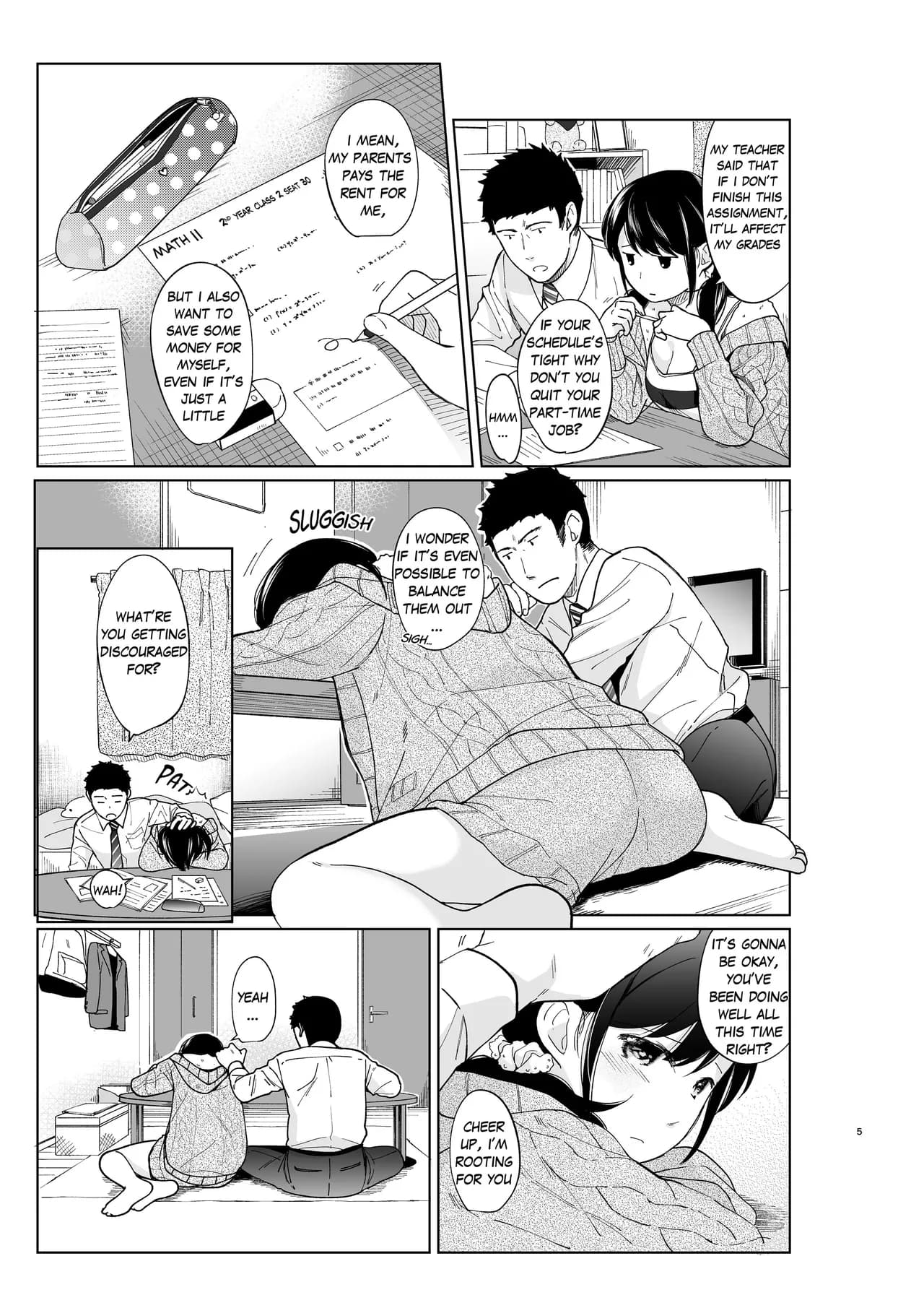 [Fumitsuki Sou] 1 Room Apartment + Highschool Girl Suddenly Living Together? Close Contact!? First Sex!!? Ch.1-11 [English] [Project-H] [Decensored] [Ongoing] page 240