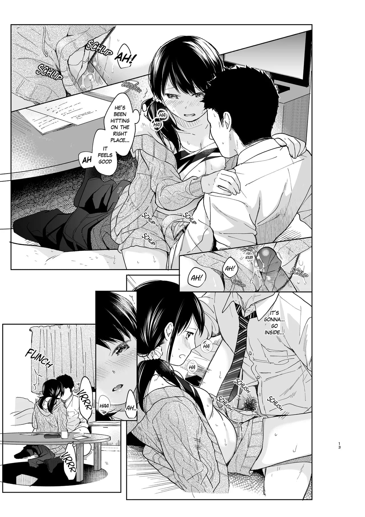 [Fumitsuki Sou] 1 Room Apartment + Highschool Girl Suddenly Living Together? Close Contact!? First Sex!!? Ch.1-11 [English] [Project-H] [Decensored] [Ongoing] page 248