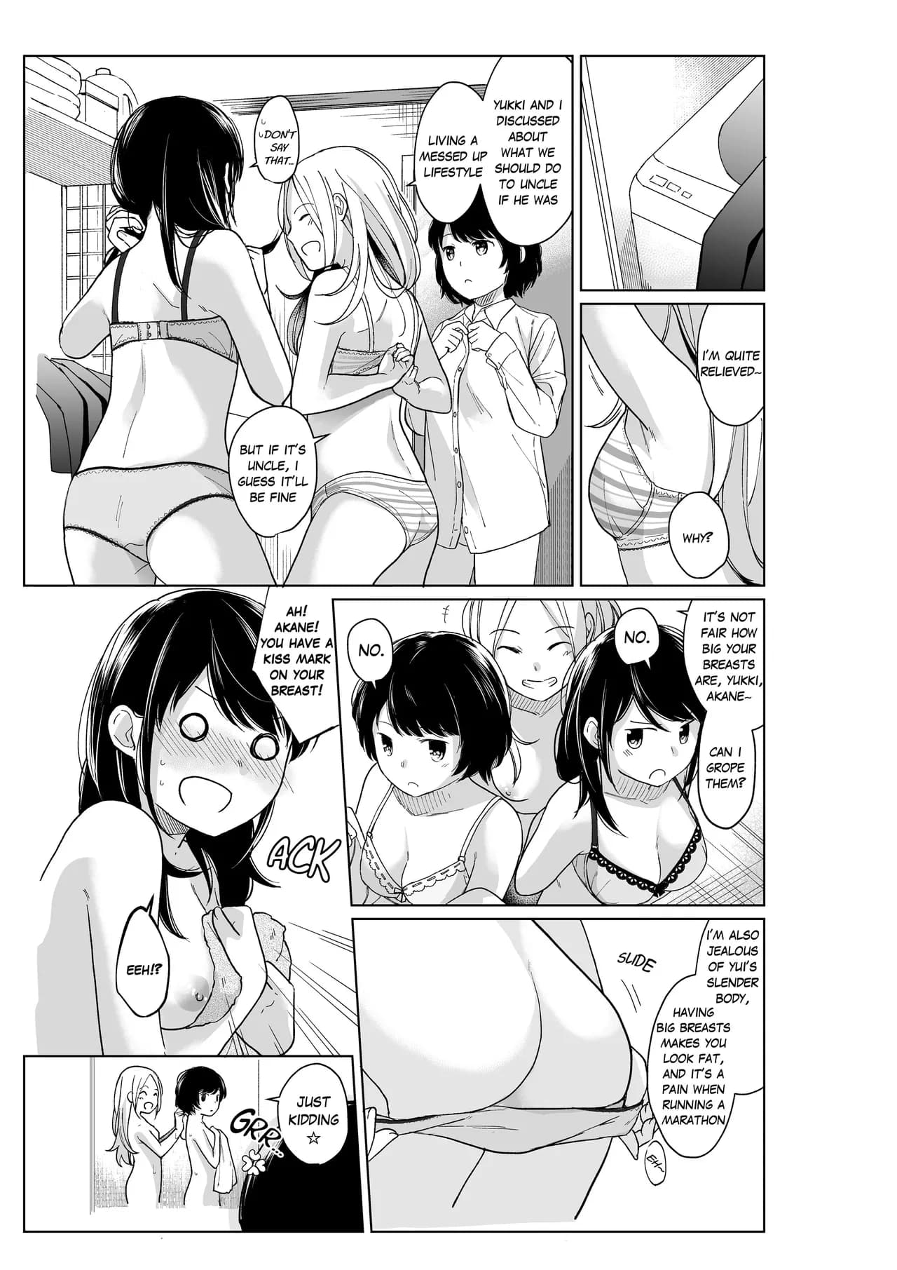 [Fumitsuki Sou] 1 Room Apartment + Highschool Girl Suddenly Living Together? Close Contact!? First Sex!!? Ch.1-11 [English] [Project-H] [Decensored] [Ongoing] page 265