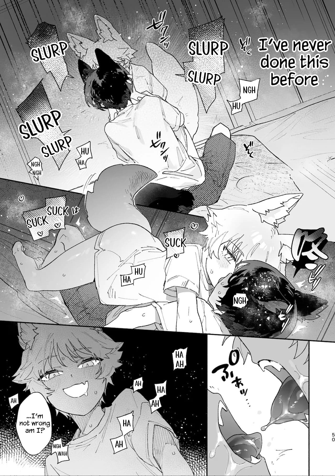 [usachanGet]Boys be Submissive. ~Coyote-chan x Kai Ken~ page 49