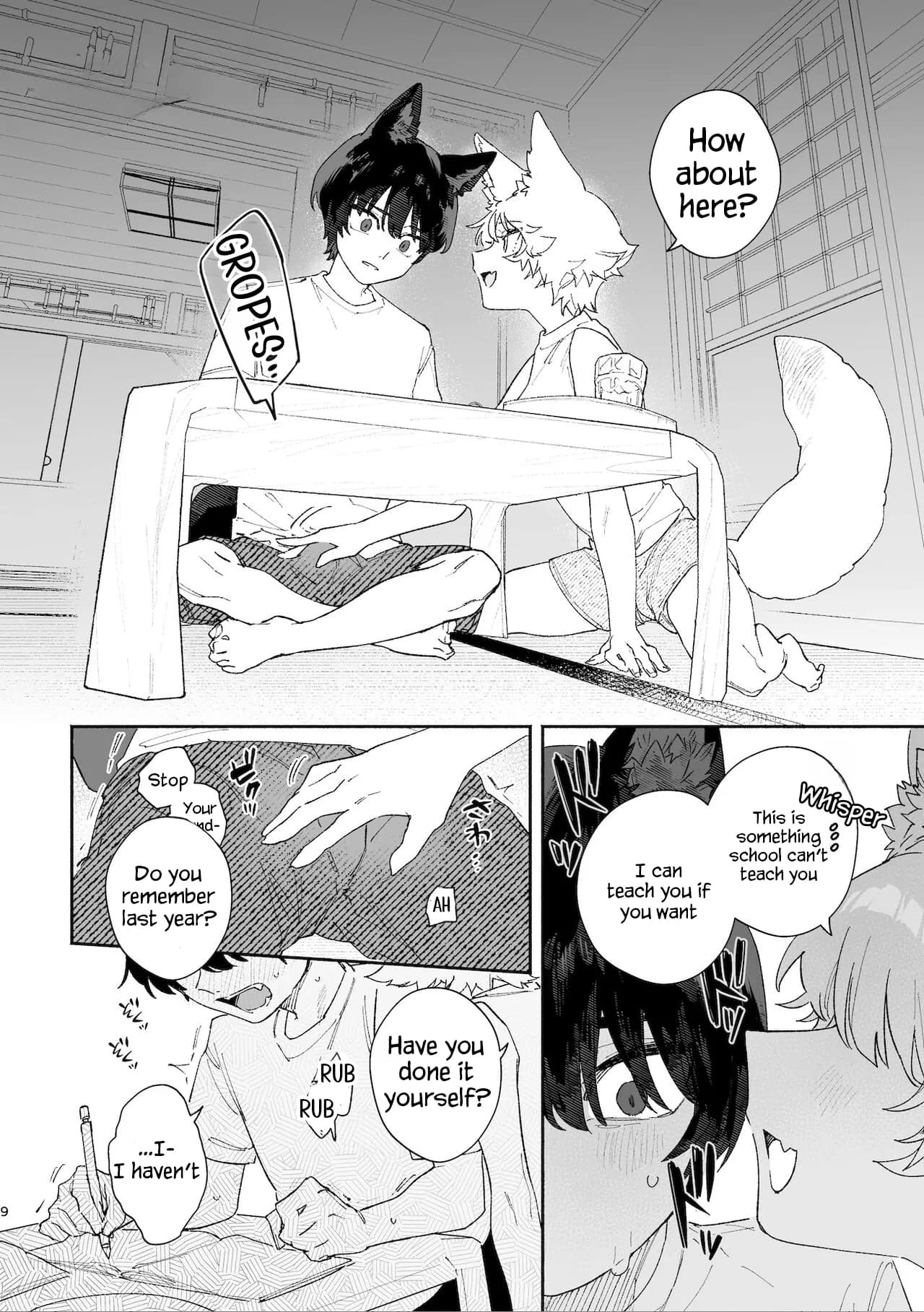 [usachanGet]Boys be Submissive. ~Coyote-chan x Kai Ken~ page 9