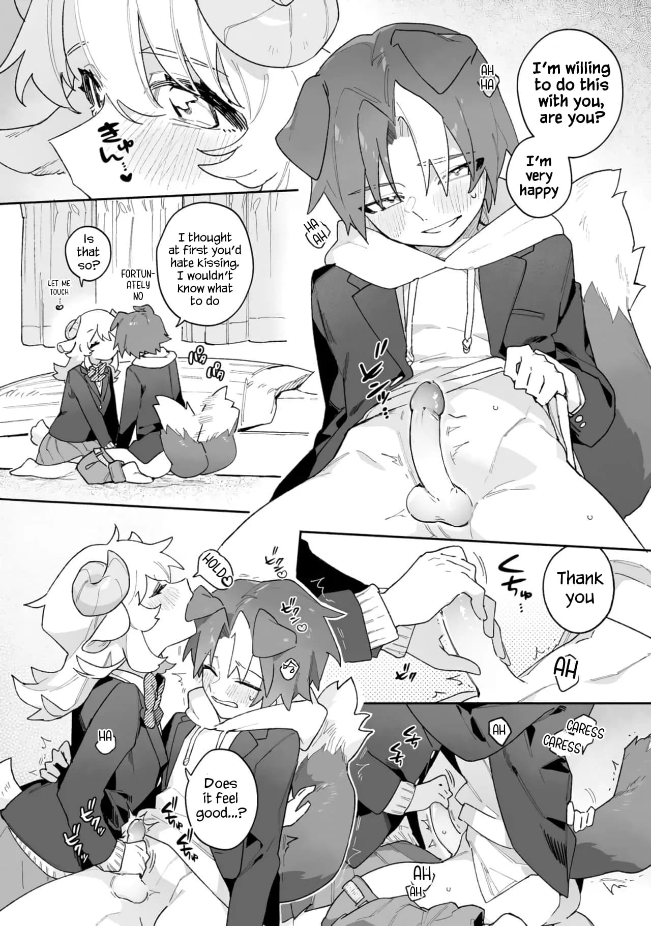 [usachanGET] Hitsuji-chan wa Shoujo Manga Mitai na Koi ga Shitai! | Sheep Wants Love like in a Shoujo Manga! (Itsukara Daku Gawa dato Omotte tano? ~ Kawaii Kare o Mechakucha ni Shitai! Onnazeme Anthology) [English] [Lunaslurp] page 15