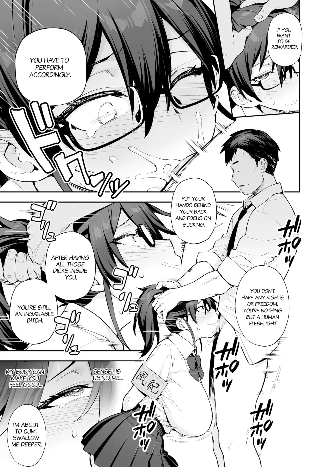 [TRY] Atarashii Fuuki Iinchou wa Kyonyuu Sugiru Ken 2 | About the New President of the Disciplinary Committee's Huge Tits 2 [English] [Decensored] page 26