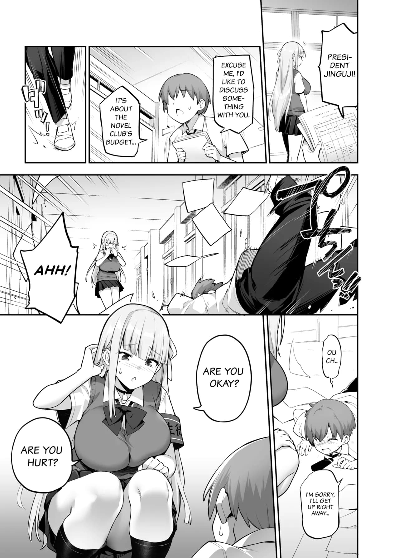 [TRY] Akogare no Seitokaichou ga Kyonyuu Sugiru Ken | About the Beloved Student President's Huge Tits [English] [Decensored] page 6
