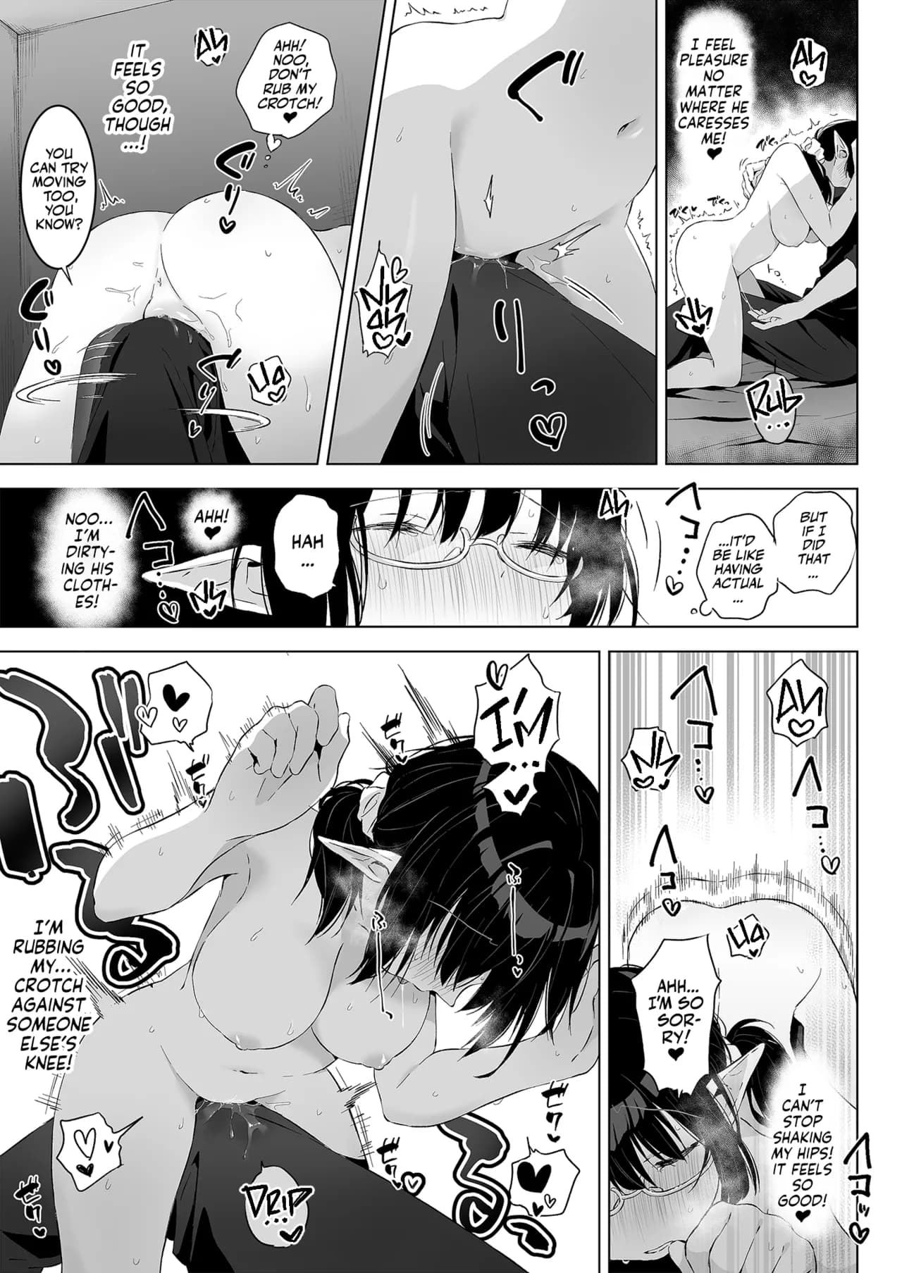 [Rockydou (Akane)] Jimime na Kurokami Elf-chan ga Ecchi na Massage-ten de Seikantai Kaihatsu Sarechau Ohanashi | A Plain Jane Elf's Sexy Adventure at a Massage Clinic [English] [Team Rabu2] [Decensored] page 21